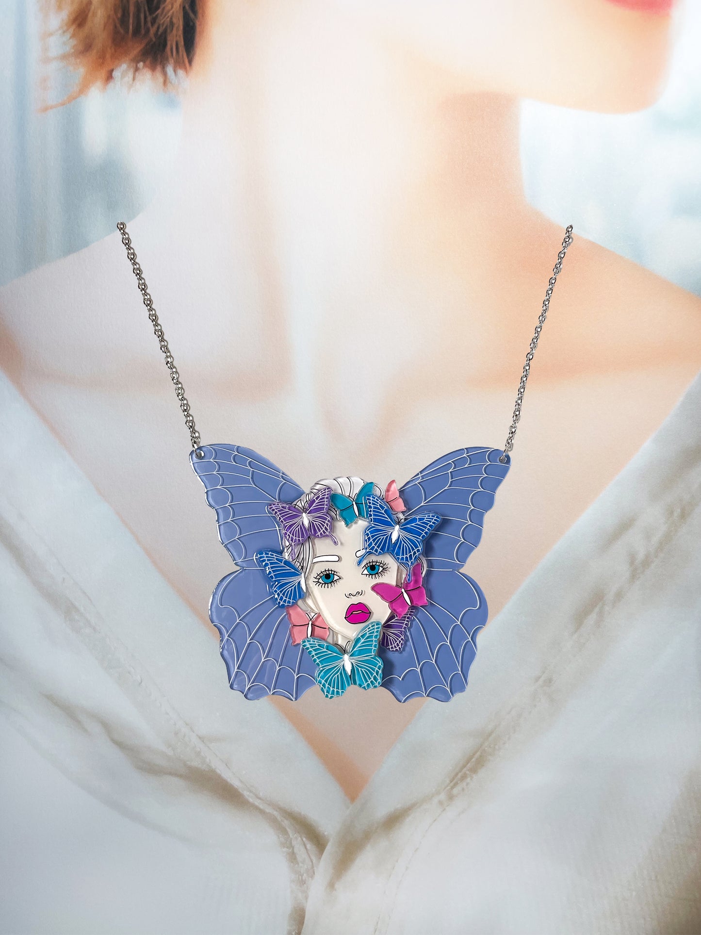 Butterfly Girl Necklace