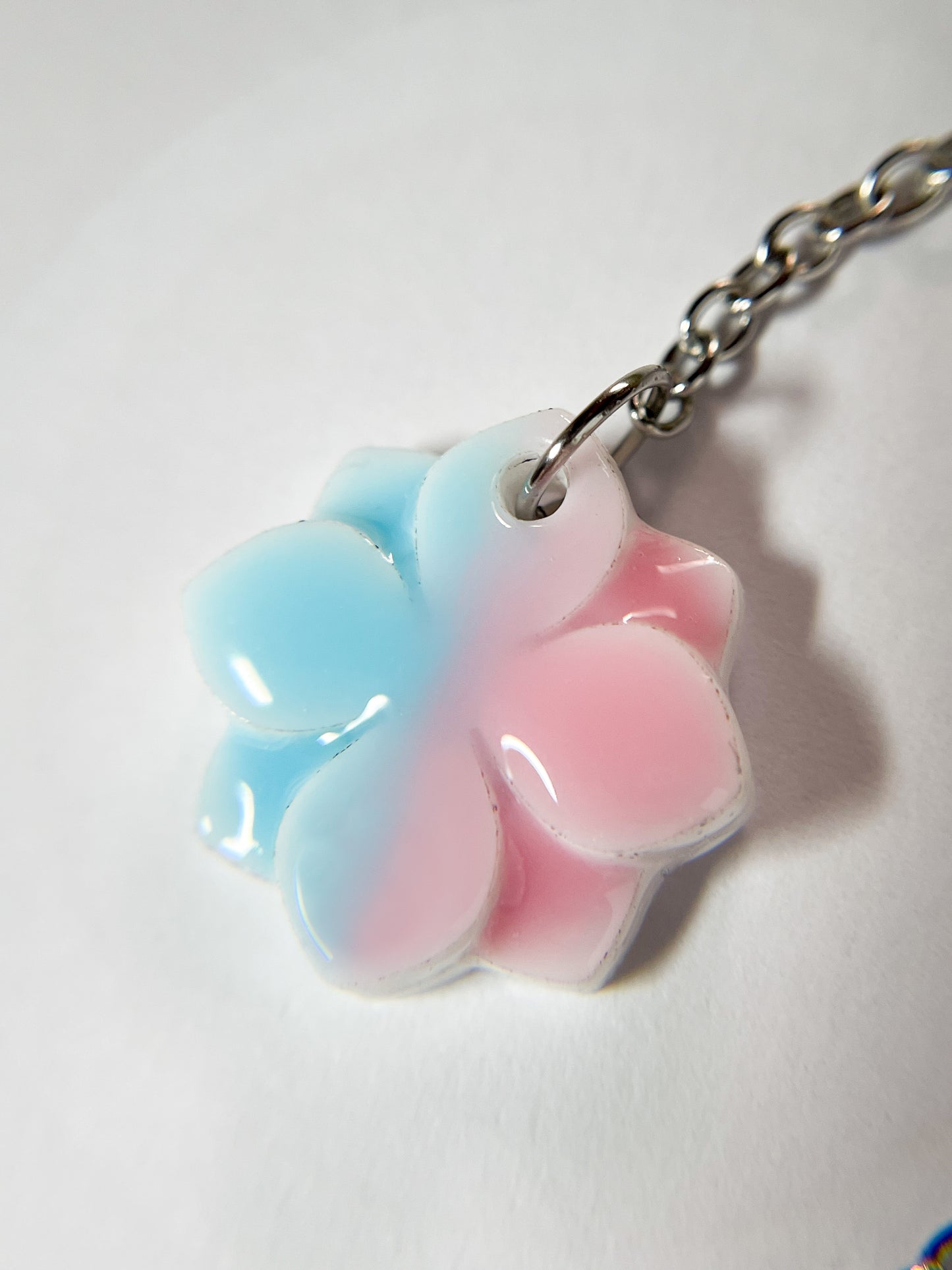 Twin Hydrangea Ballerina Necklace