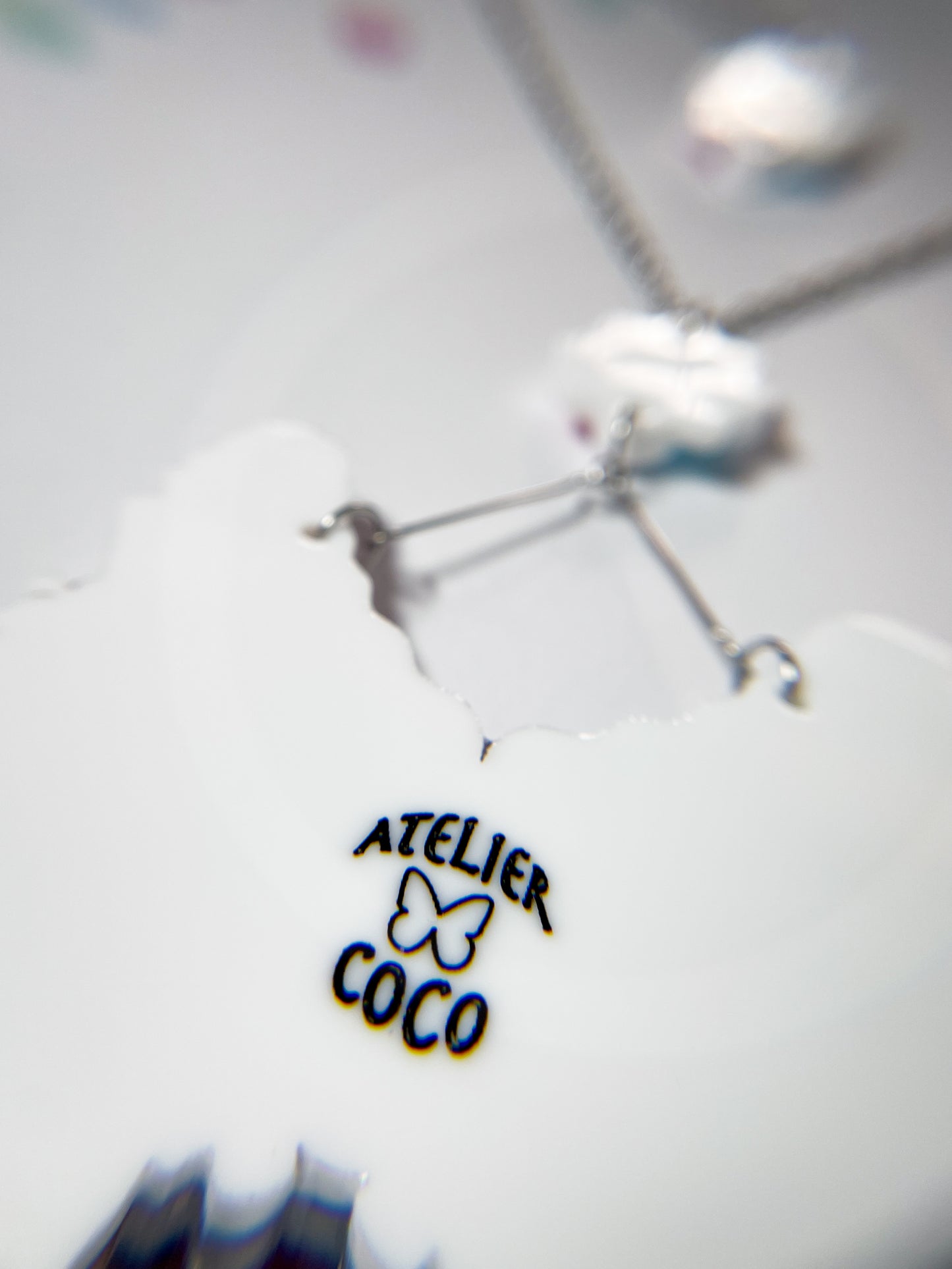 Twin Hydrangea Ballerina Necklace