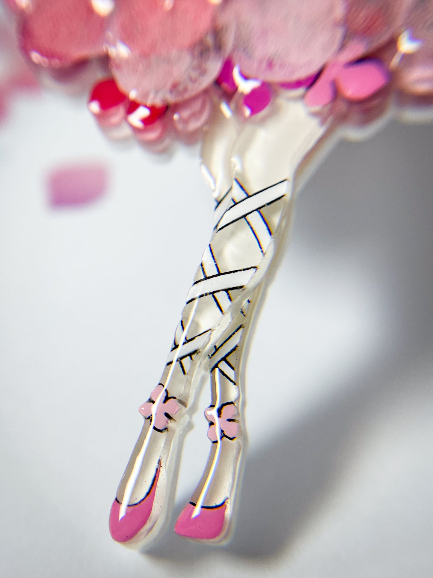 Hydrangea Ballerina Brooch (Pink)