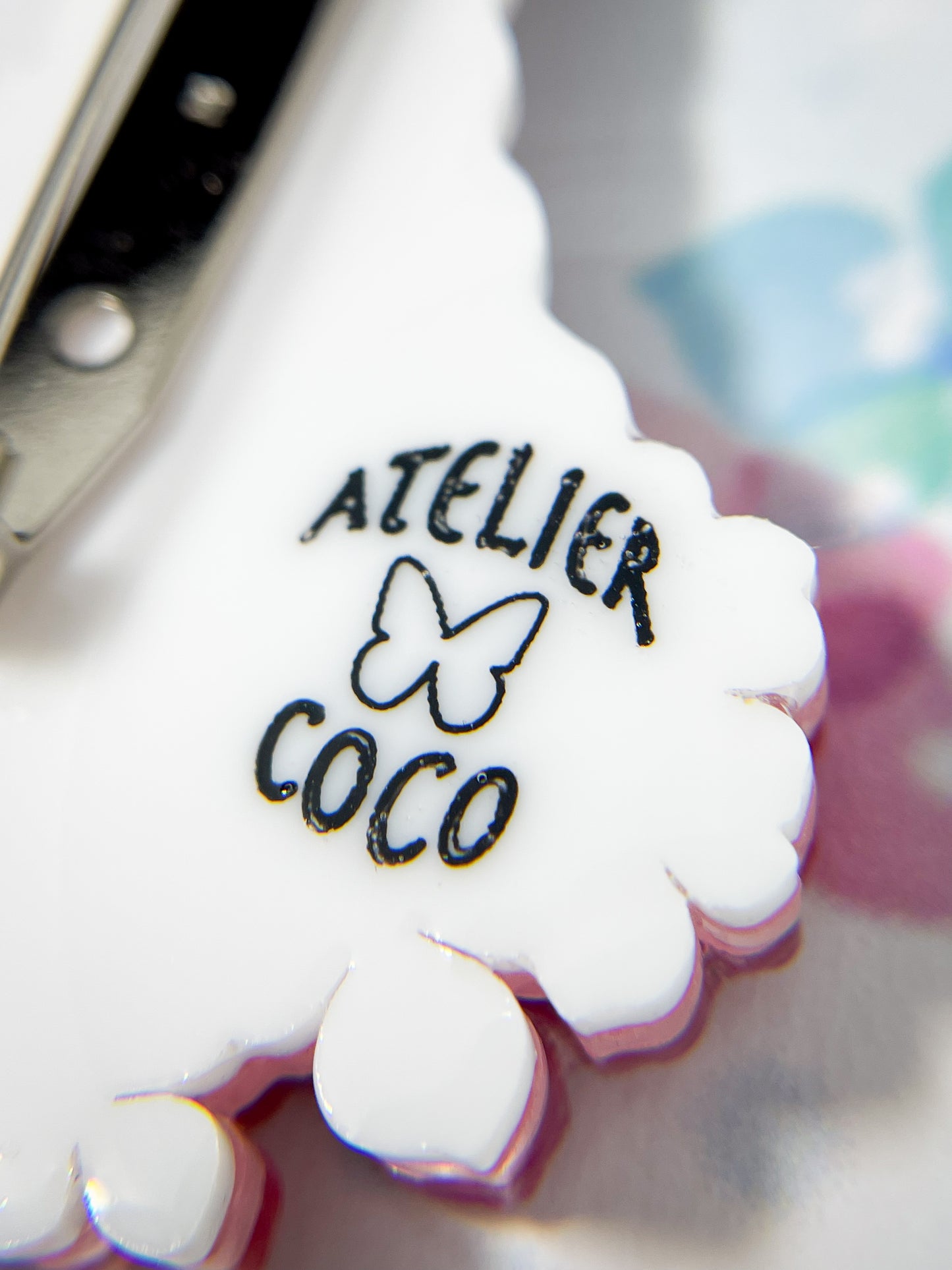 Hydrangea Ballerina Brooch (Pink)