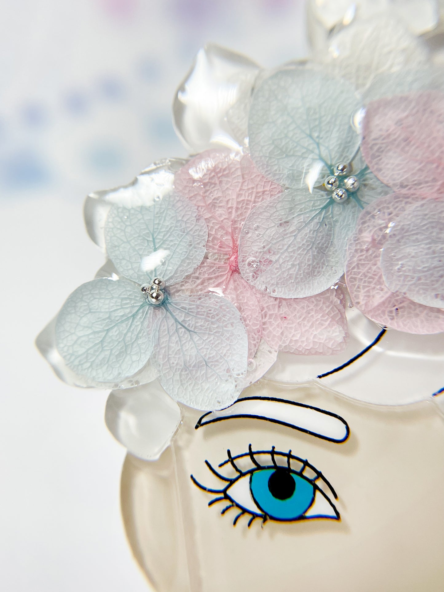 Hydrangea Girl Brooch
