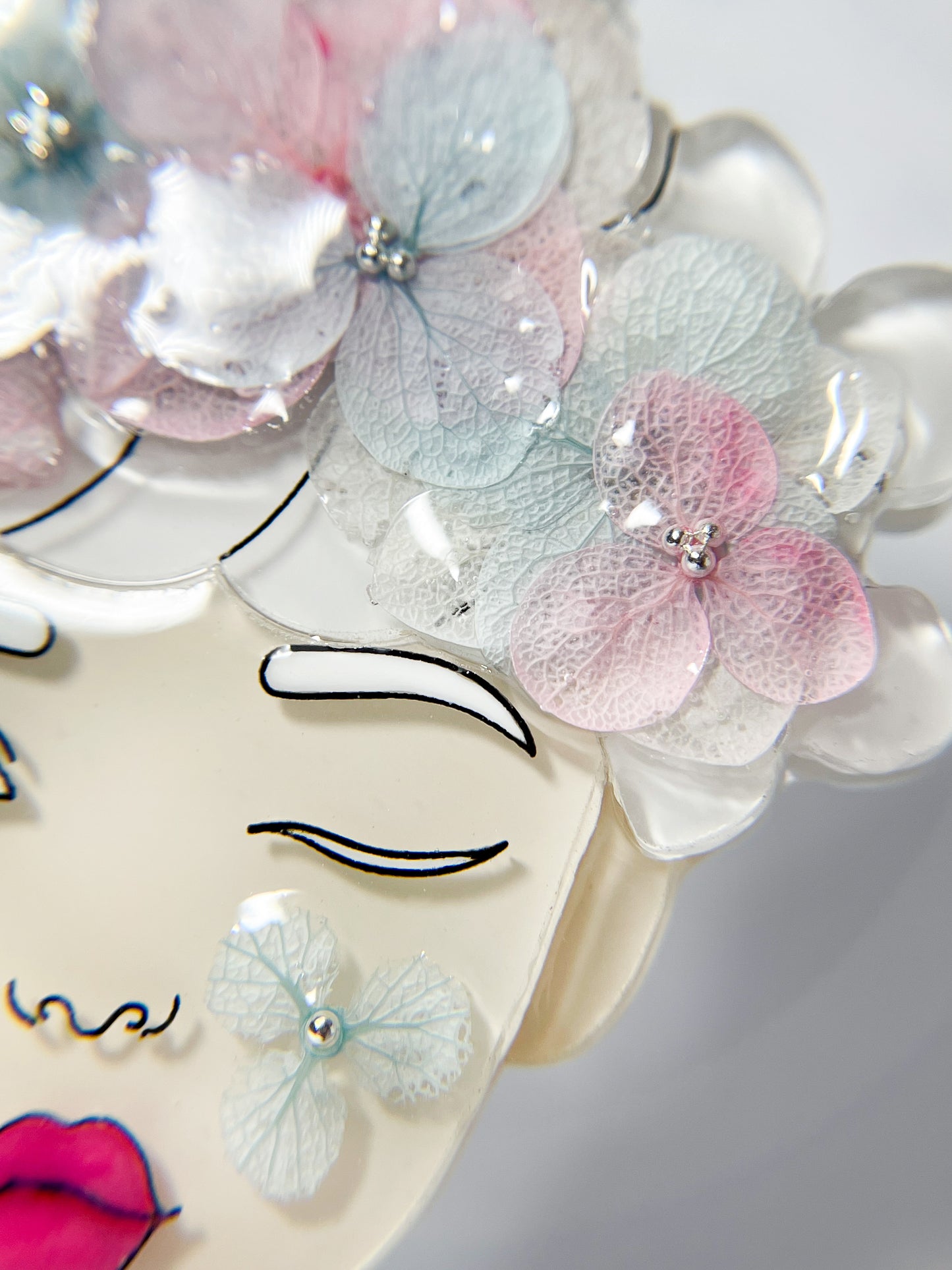 Hydrangea Girl Brooch