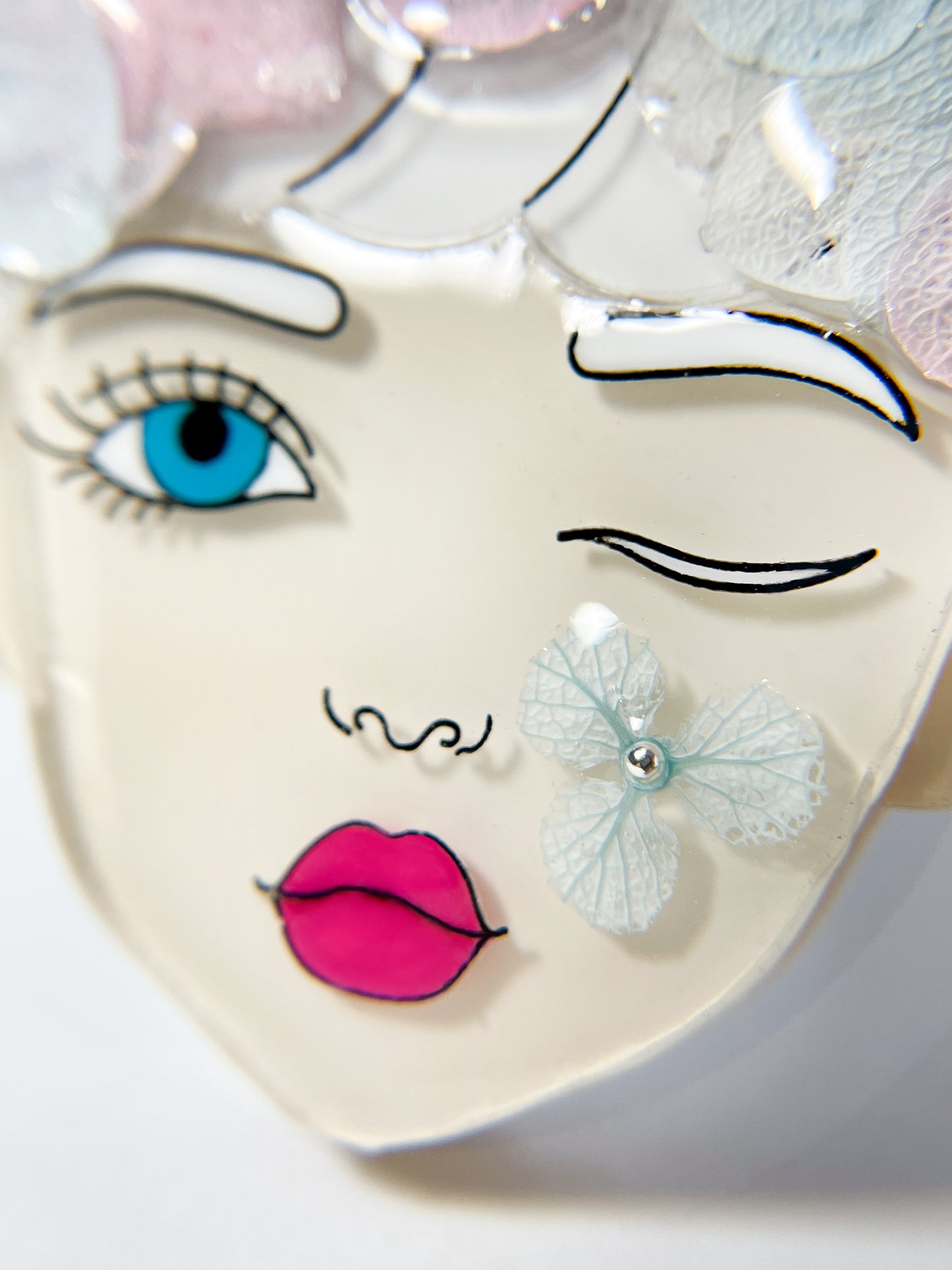 Hydrangea Girl Brooch