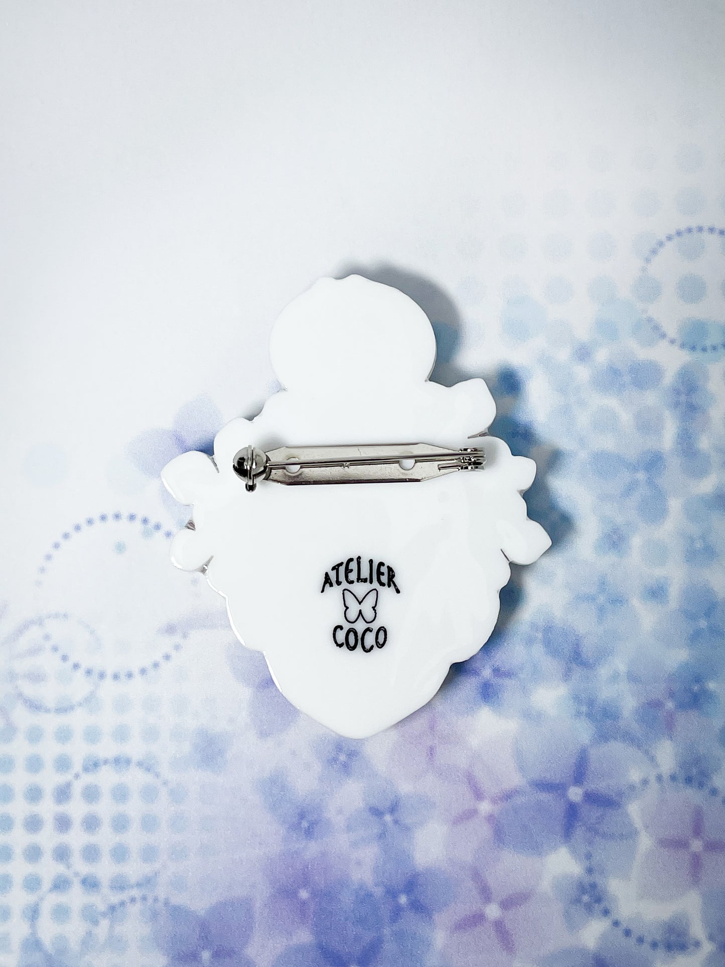 Hydrangea Girl Brooch