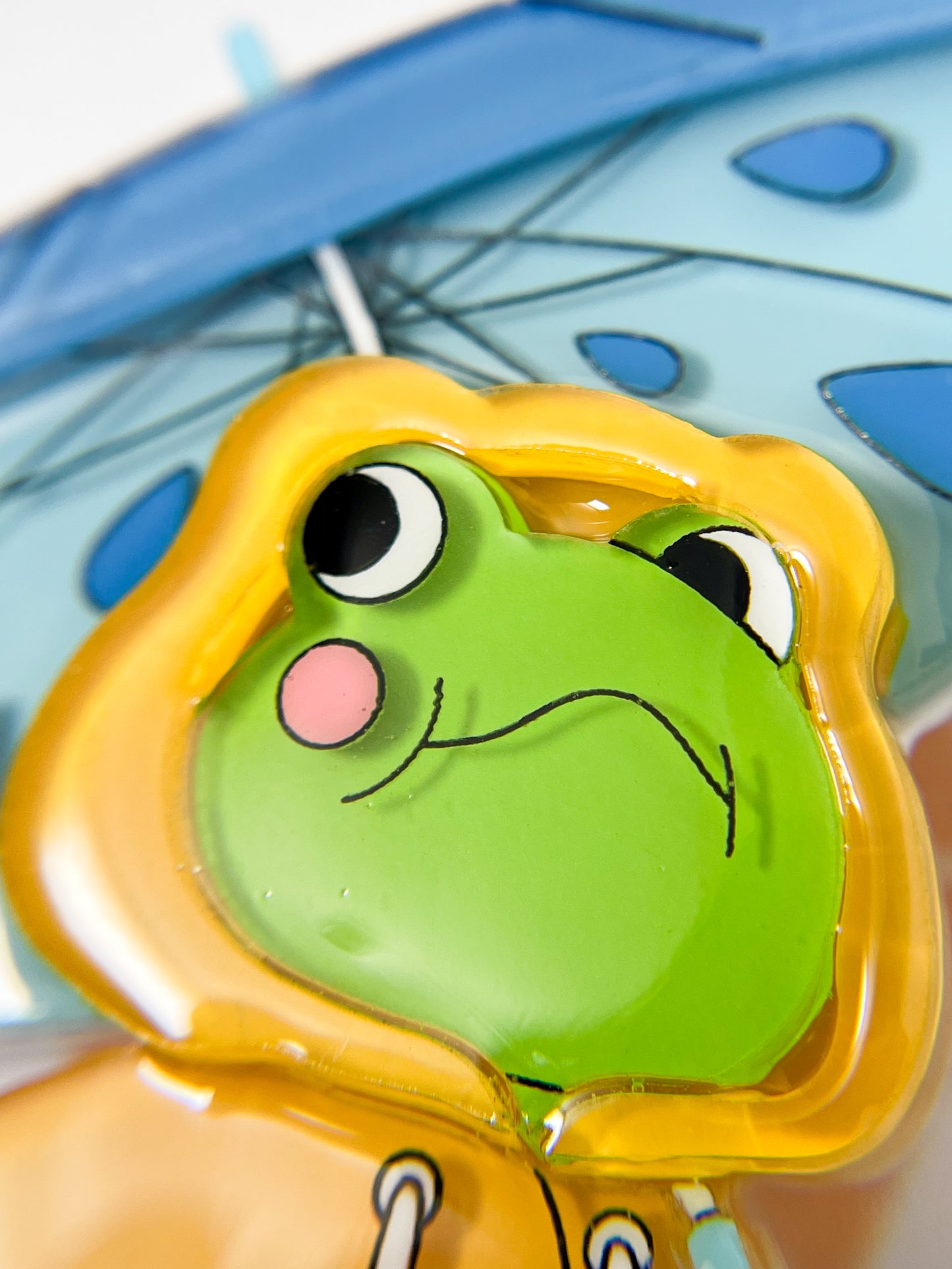 Enjoy Raining with Frog Brooch