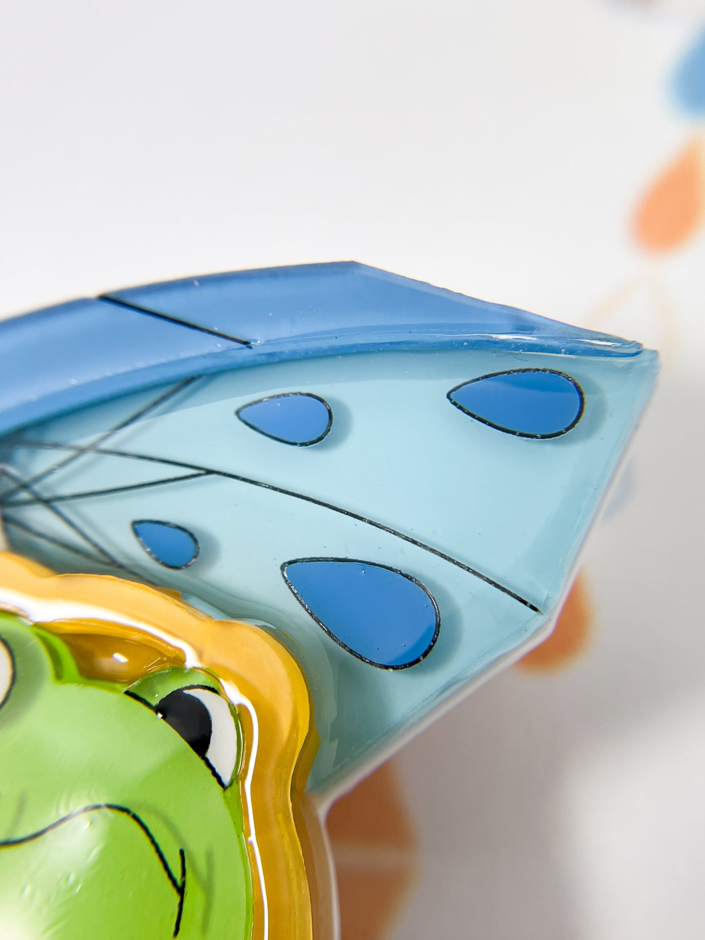 Enjoy Raining with Frog Brooch