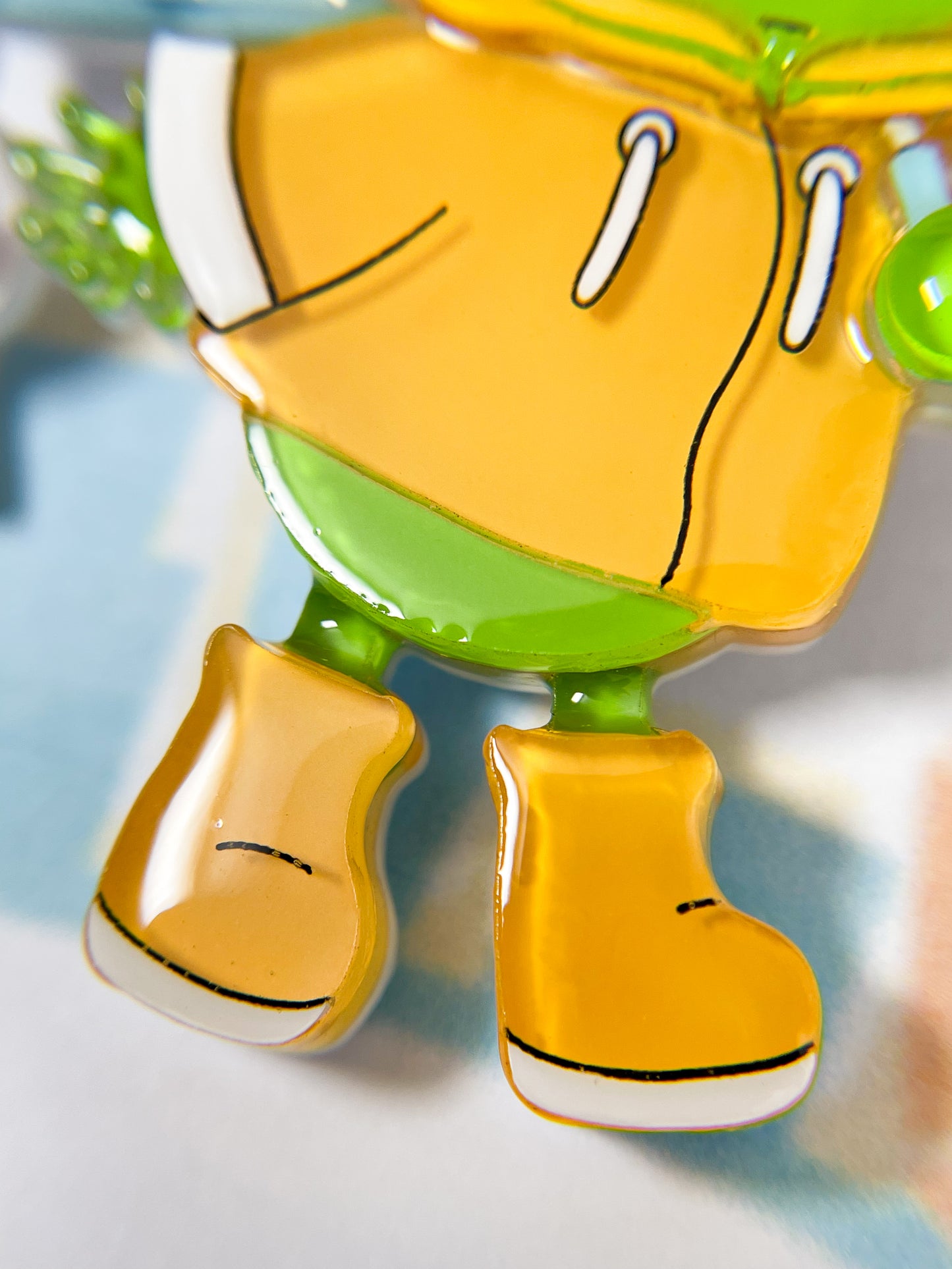 Enjoy Raining with Frog Brooch