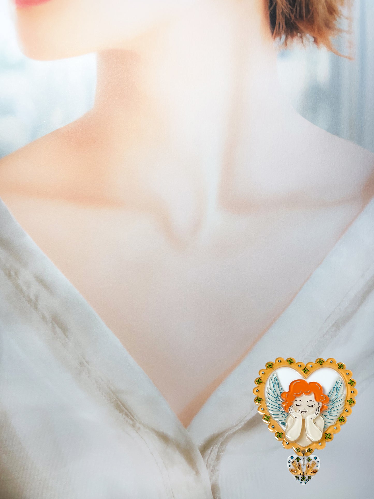 Adorable Cupid Brooch