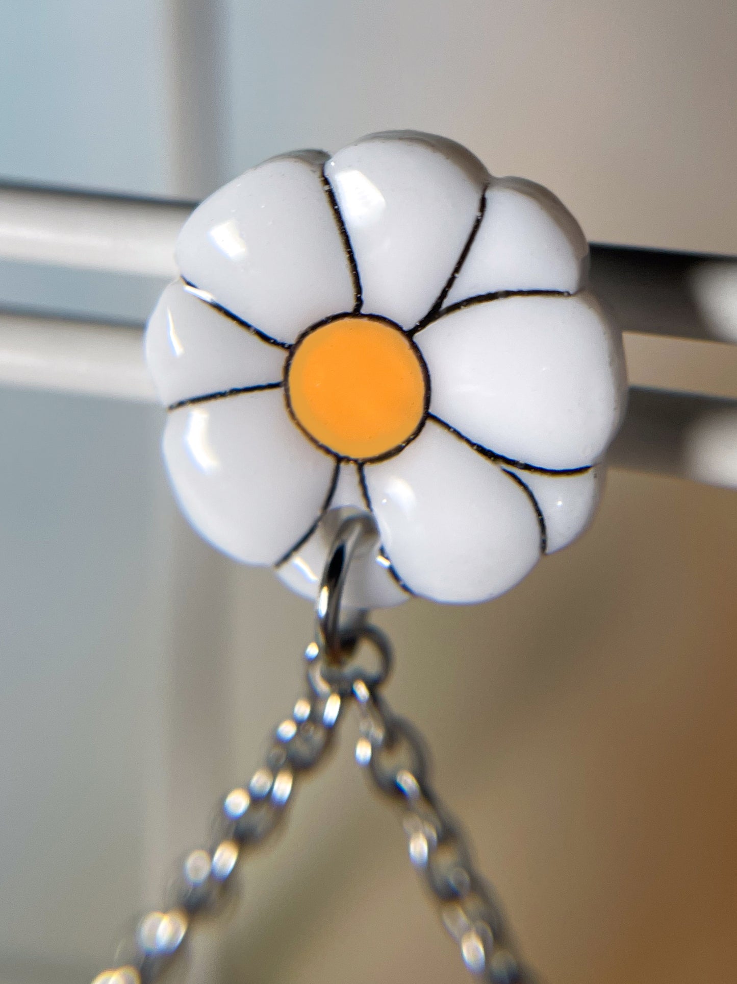 Stained Glass Butterfly Drop Earrings with Margaret