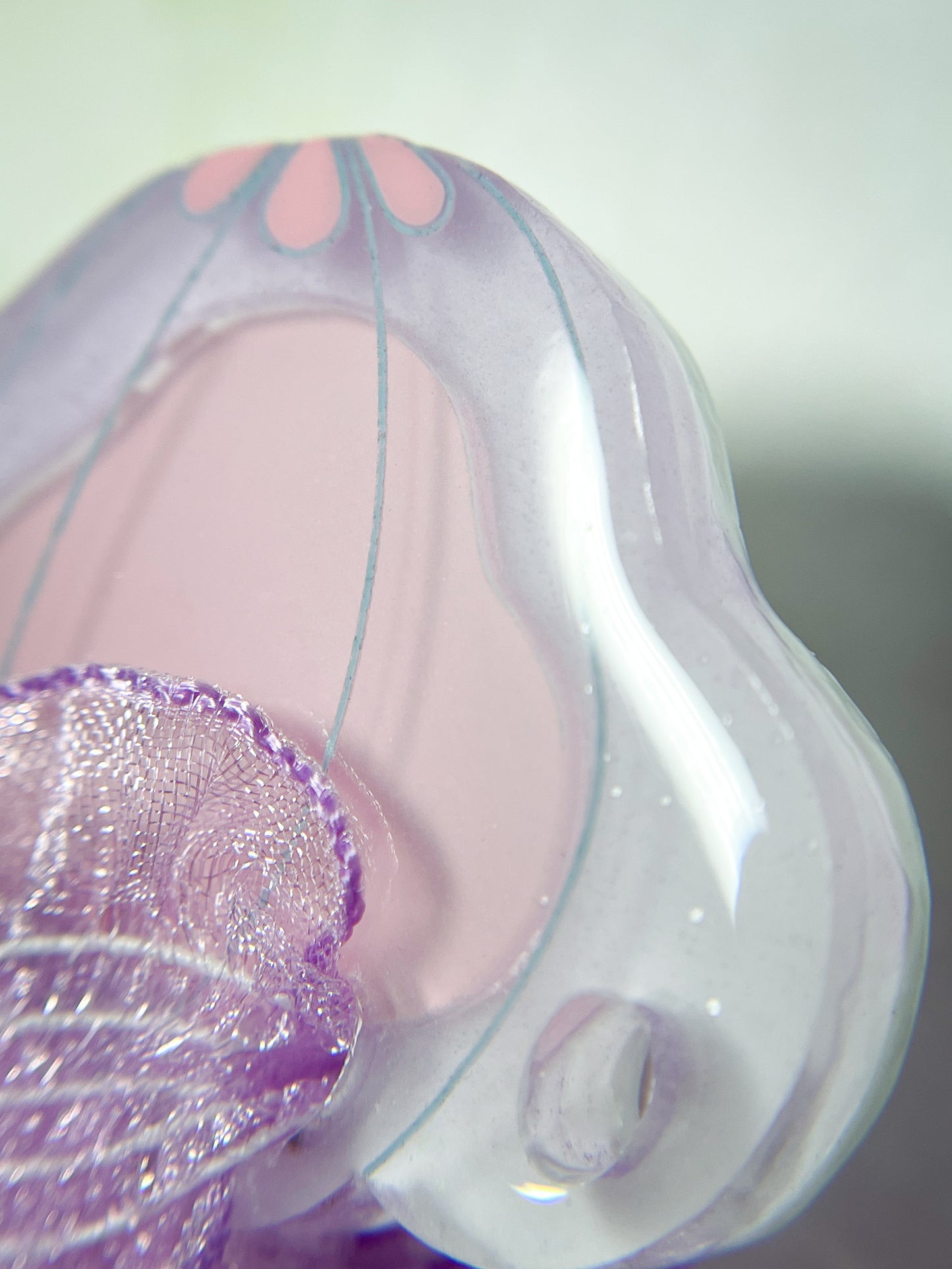 Jellyfish Fairy Brooch(Purple ribbon)