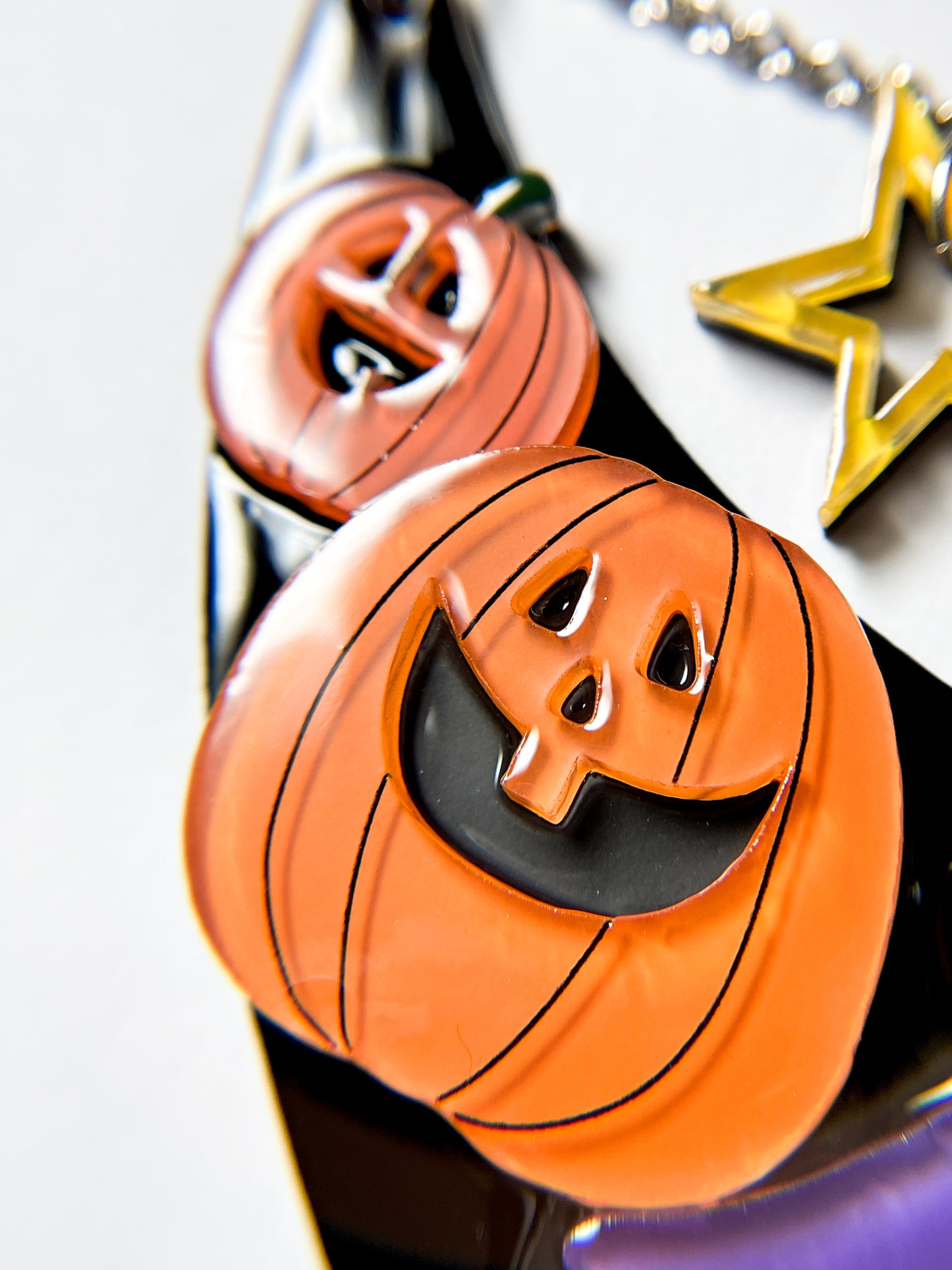 Halloween Vampire Cat Necklace