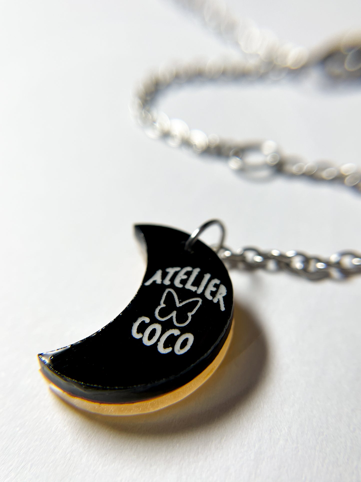 Halloween Vampire Cat Necklace