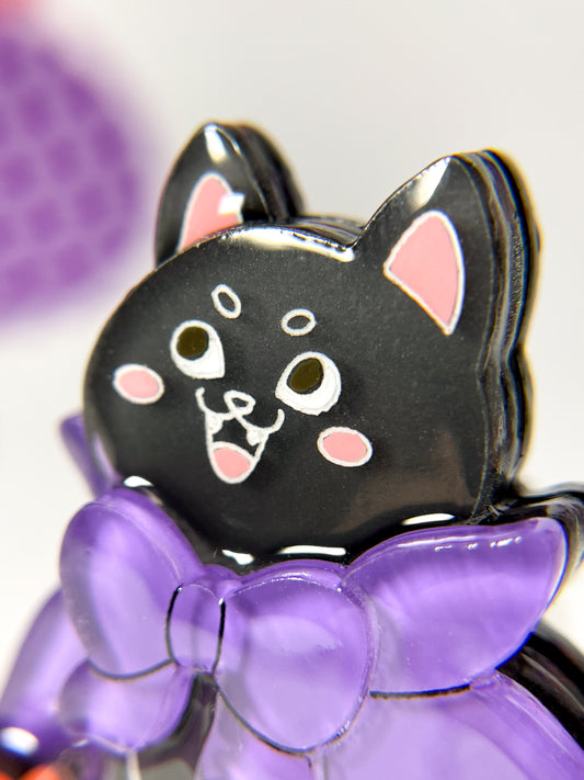 Halloween Vampire Cat Brooch