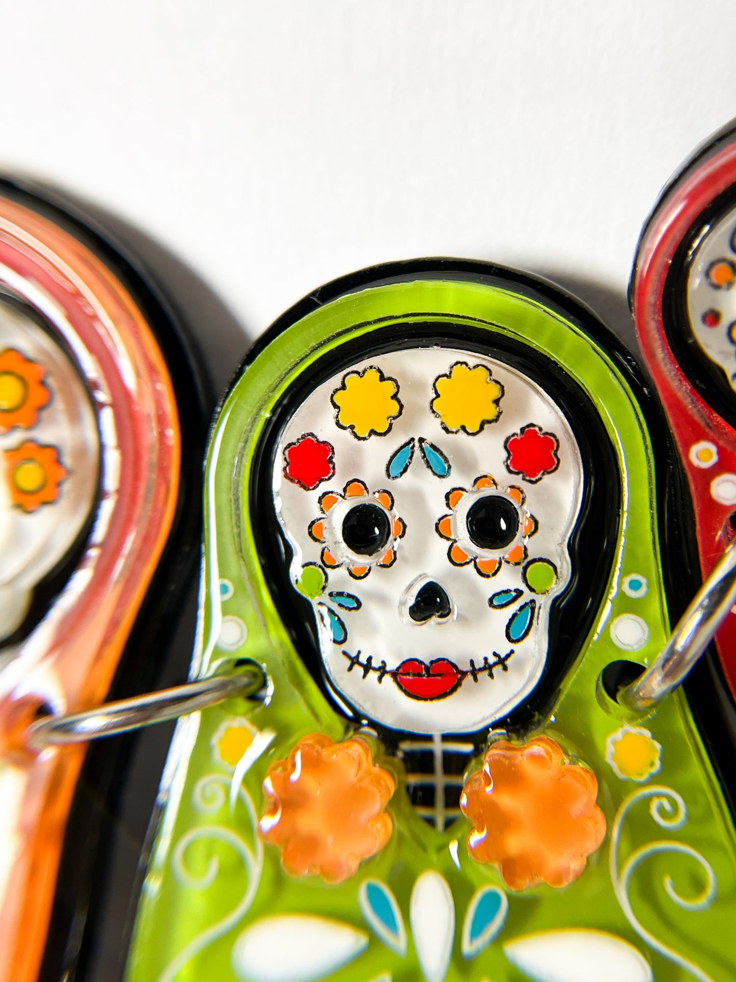 Skull Matryoshka Doll Brooch