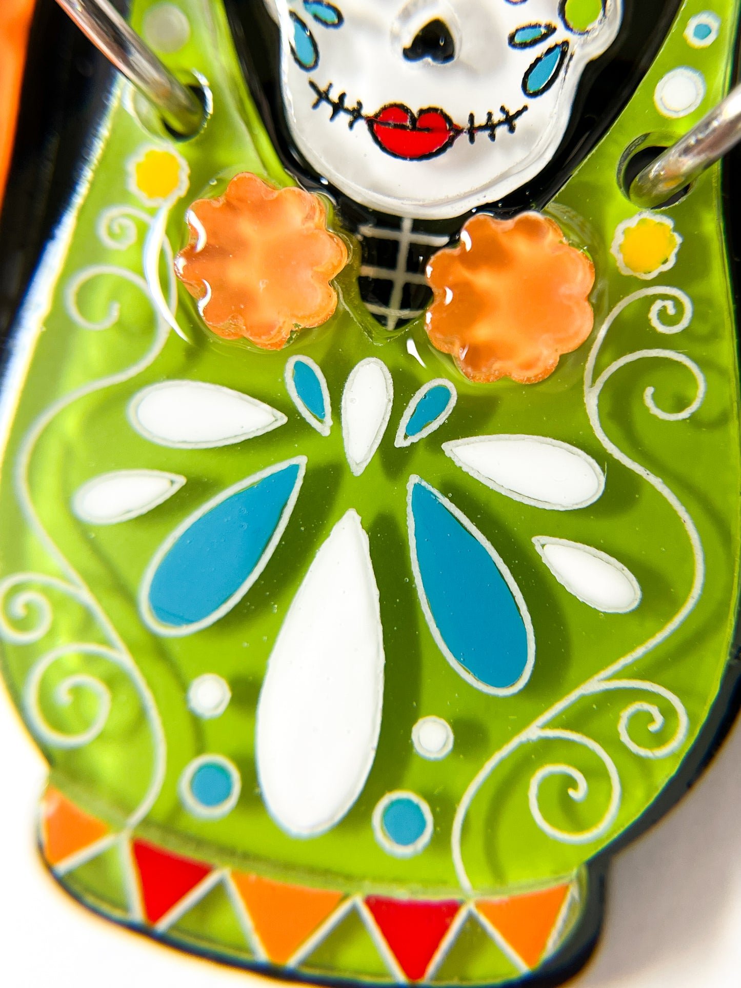 Skull Matryoshka Doll Brooch