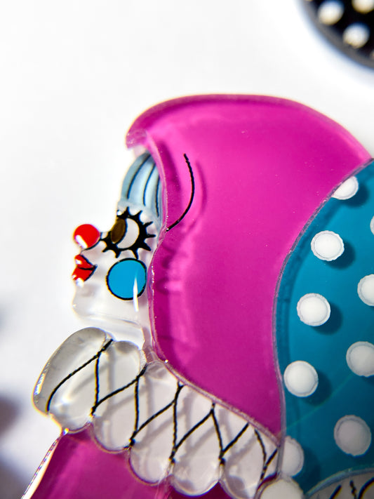 Clowns with Balloon Dogs Necklace