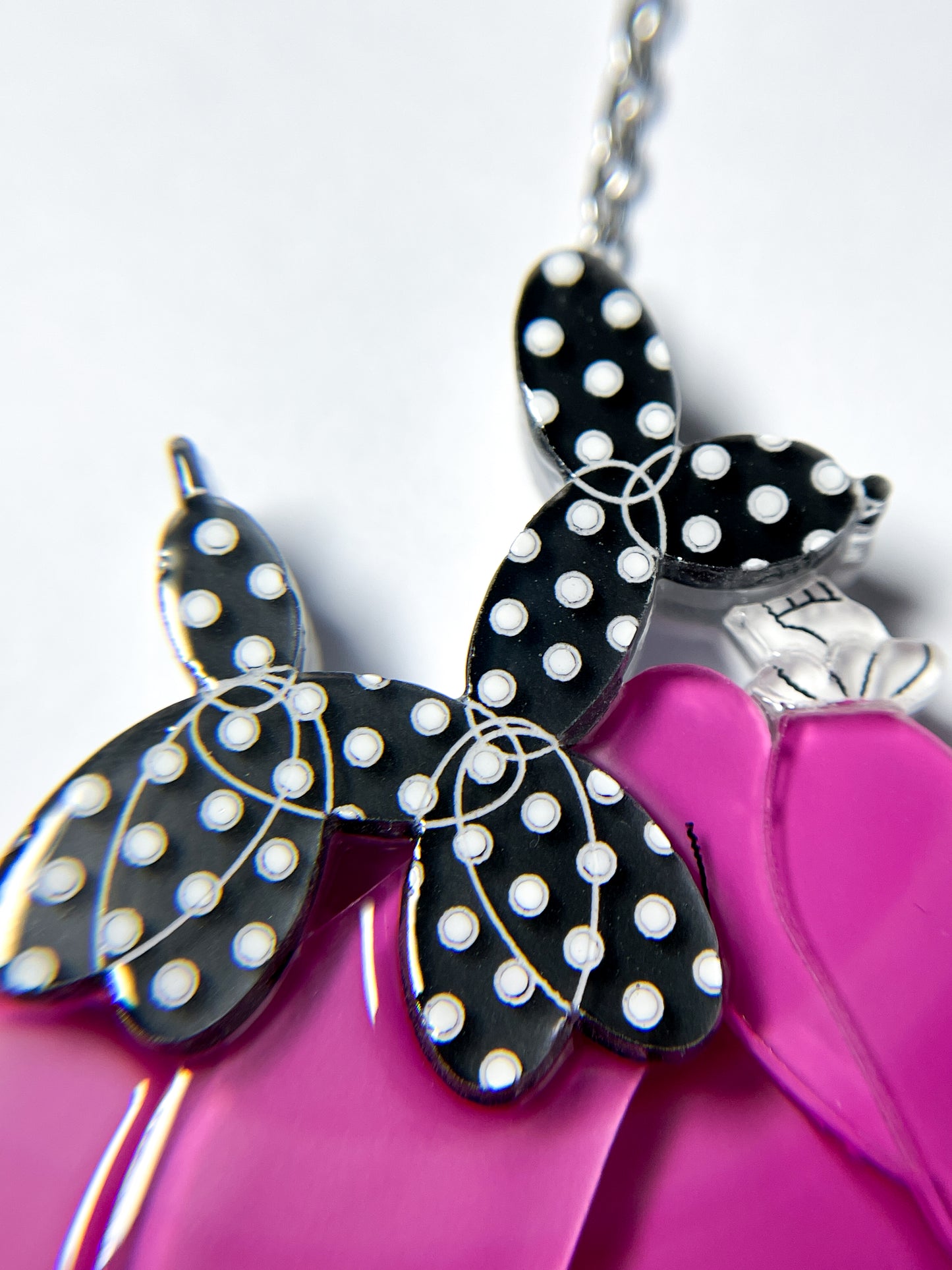 Clowns with Balloon Dogs Necklace