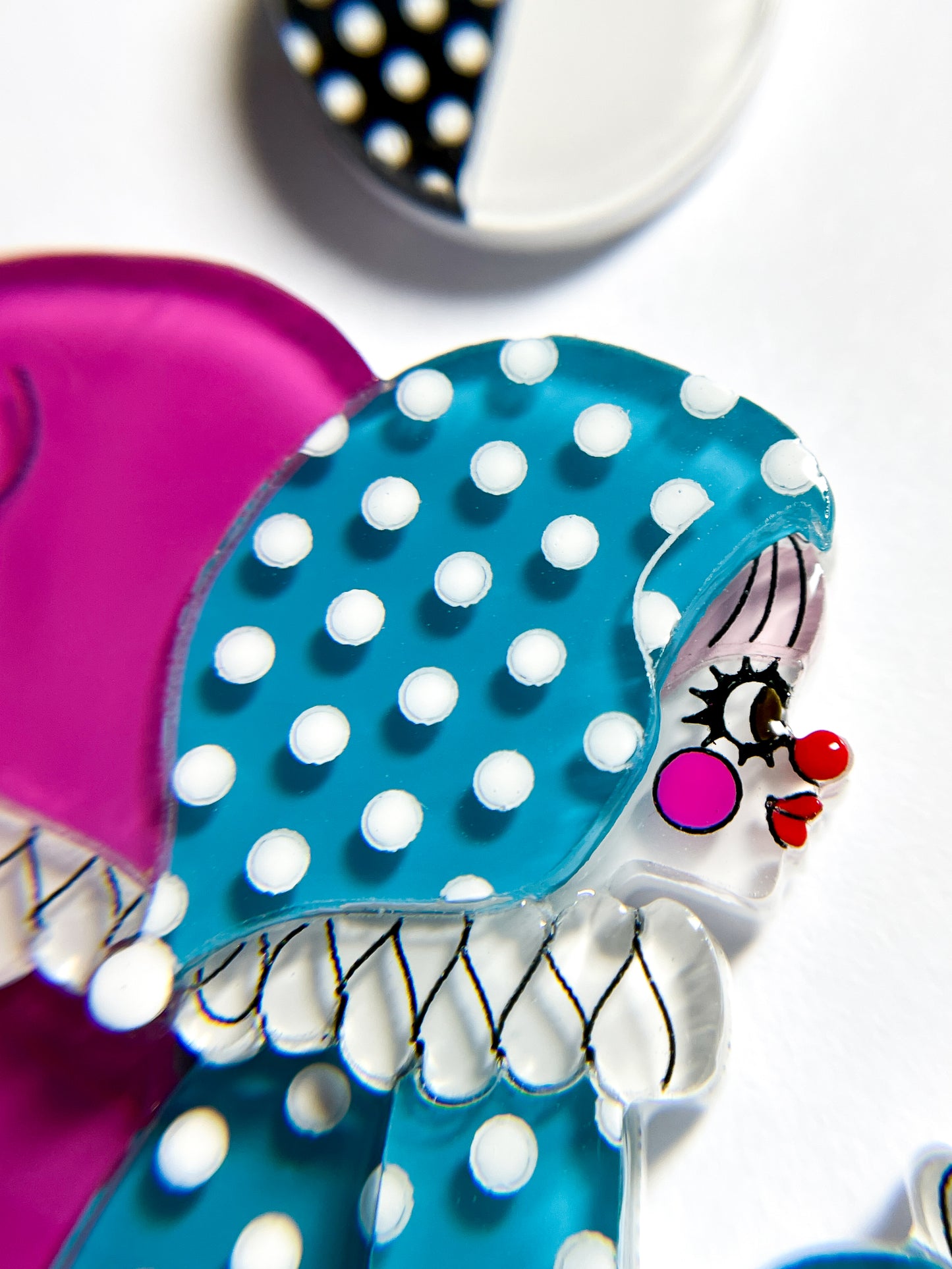 Clowns with Balloon Dogs Necklace
