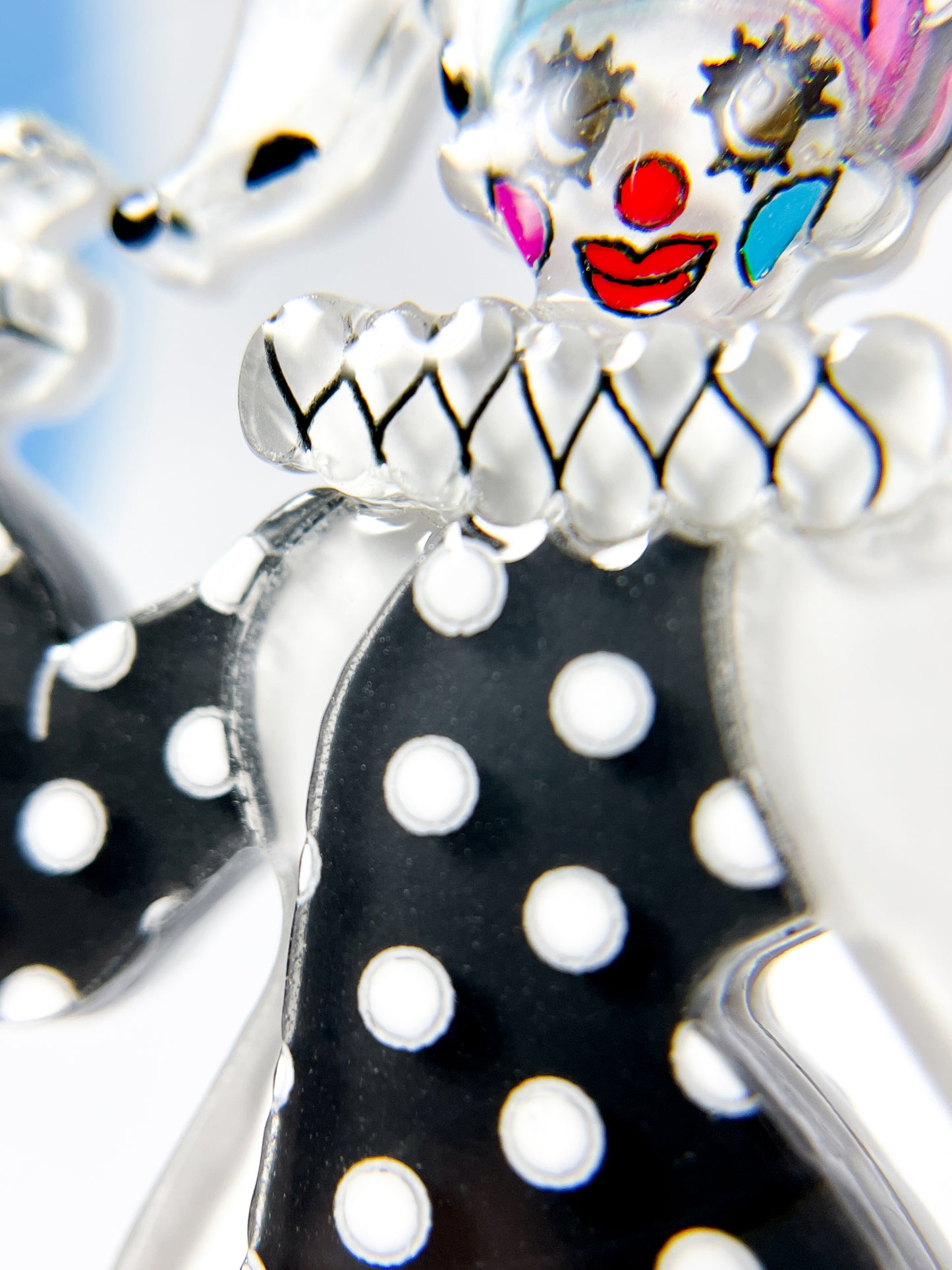 Clown Walking Balloon Dogs Brooch