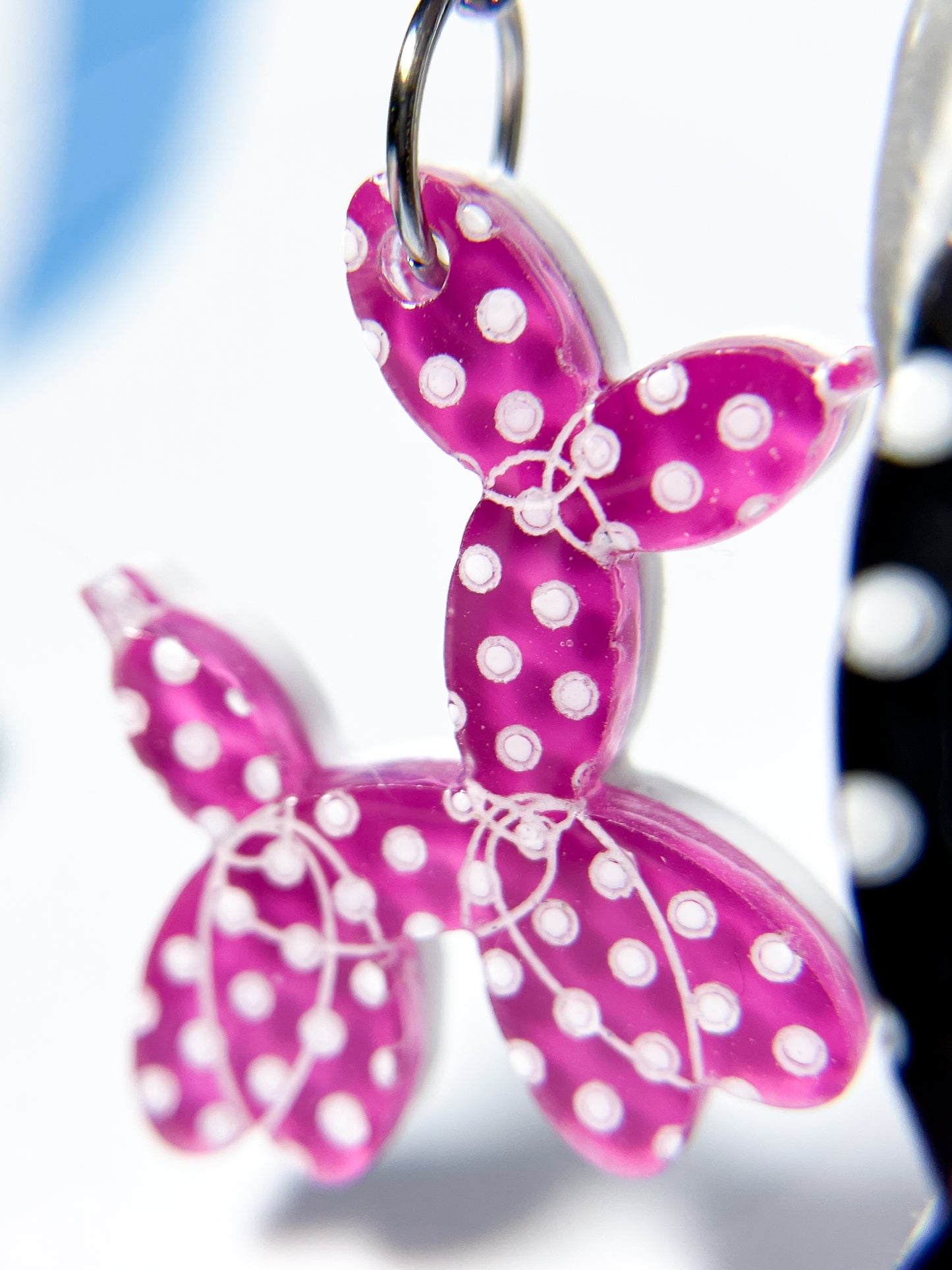 Clown Walking Balloon Dogs Brooch