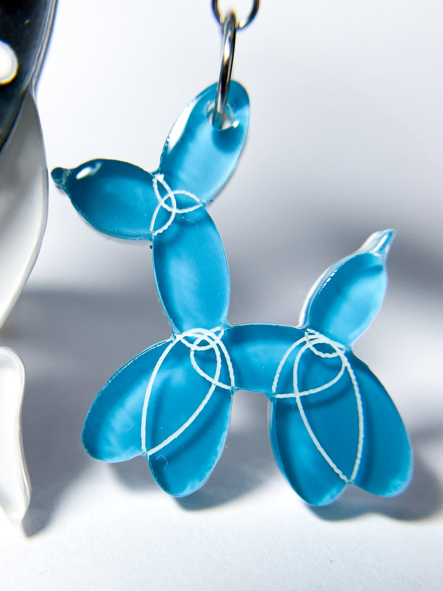 Clown Walking Balloon Dogs Brooch