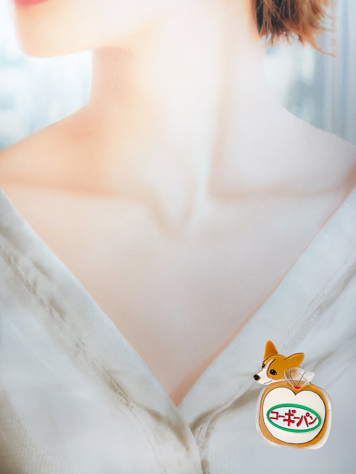 Corgi Bread Brooch (Jap.Ver)
