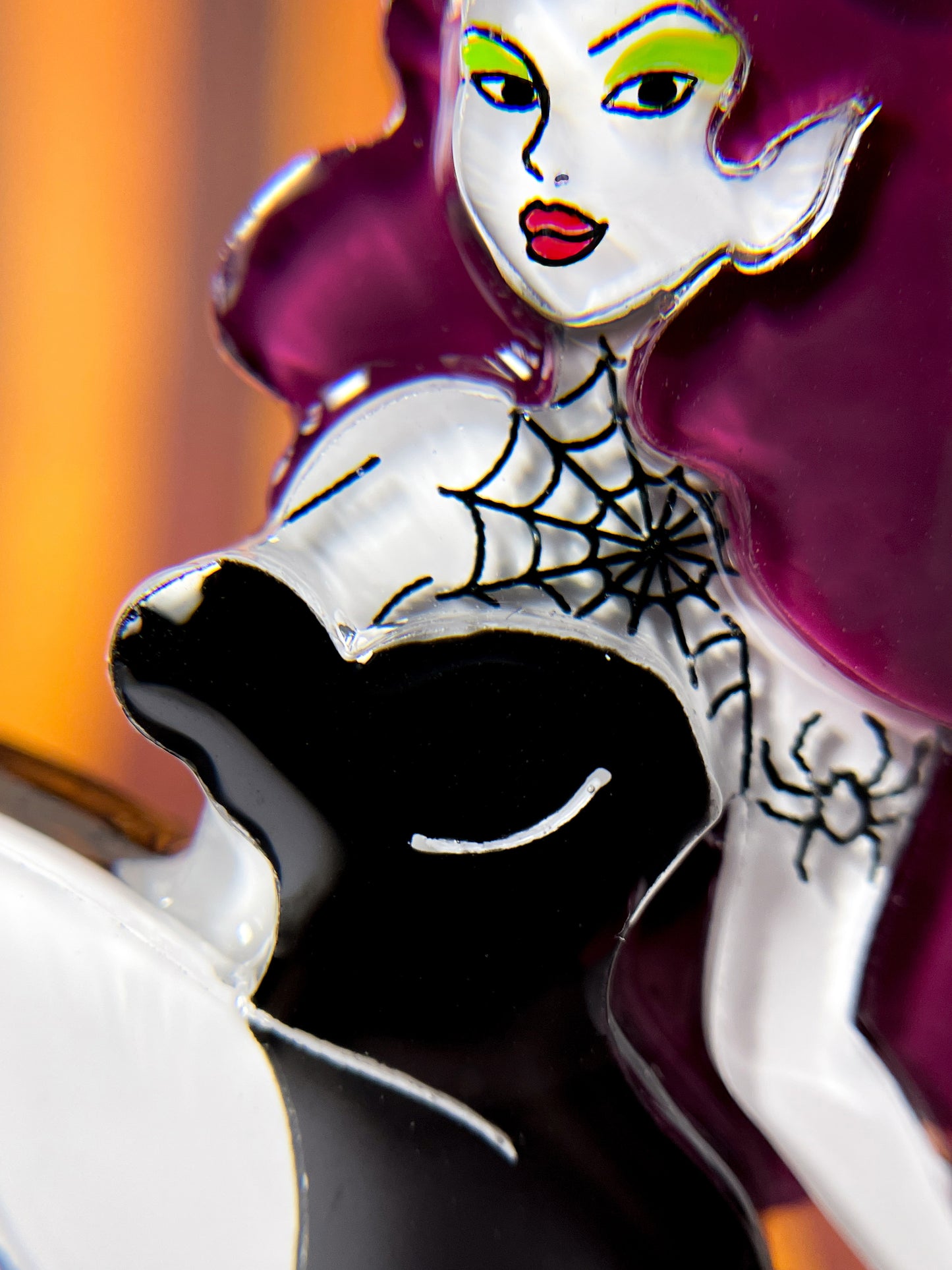 " I put a spell on you " witch brooch