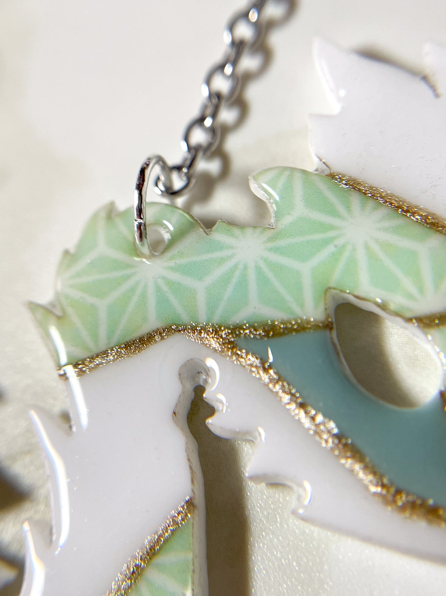Kintsugi dragon necklace