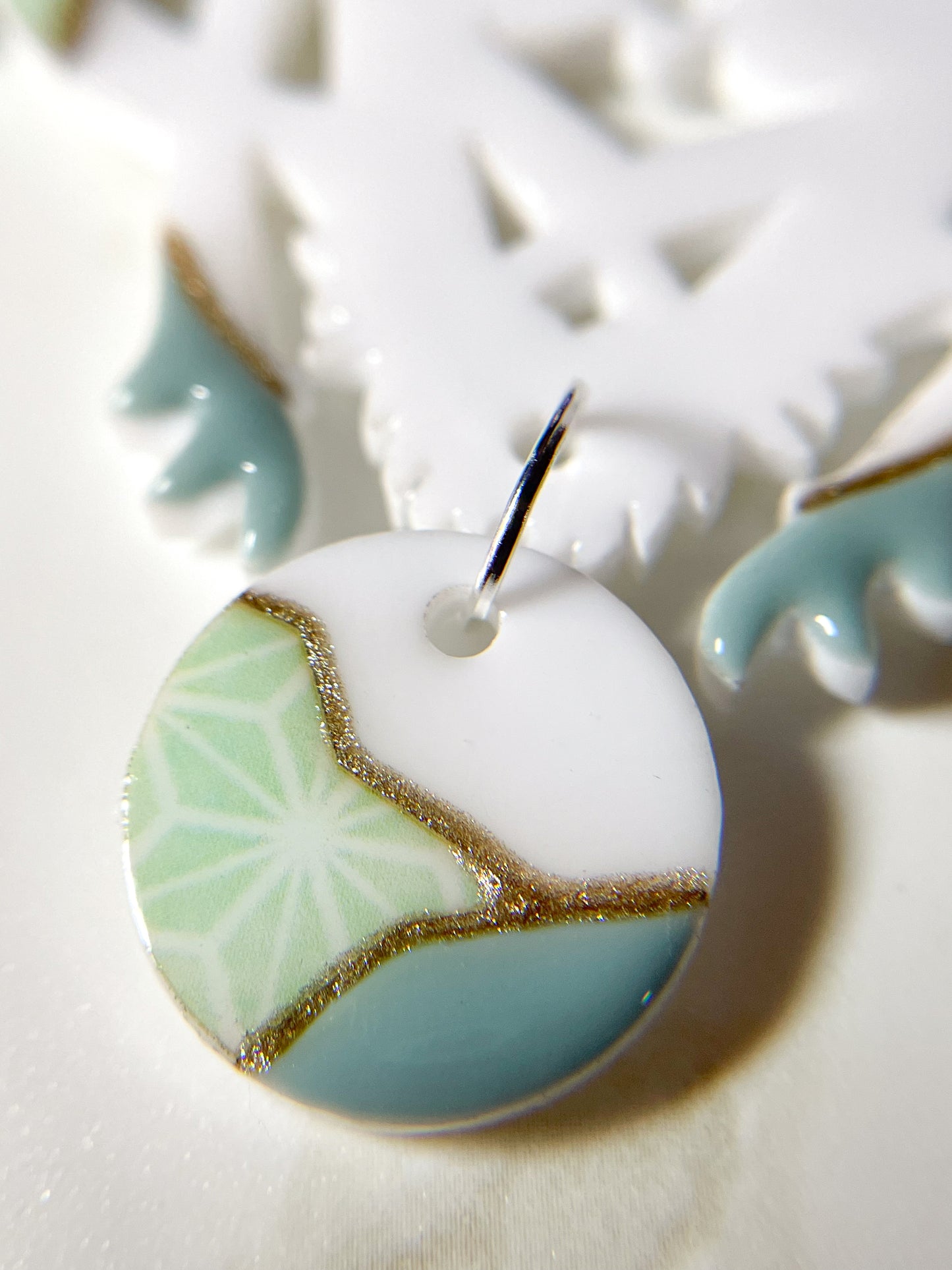 Kintsugi dragon necklace