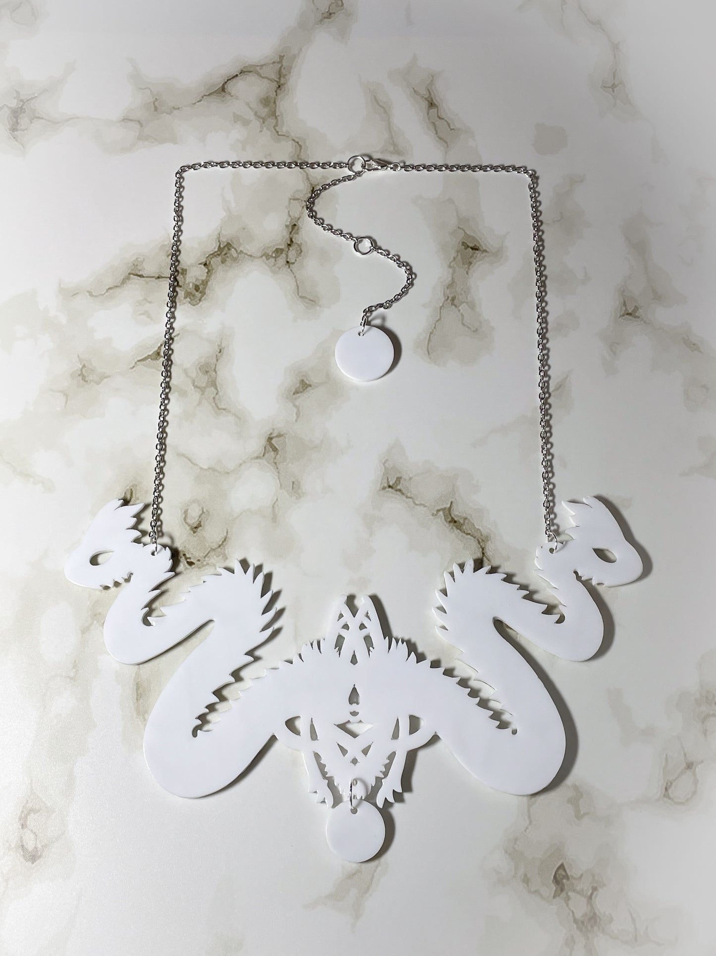Kintsugi dragon necklace
