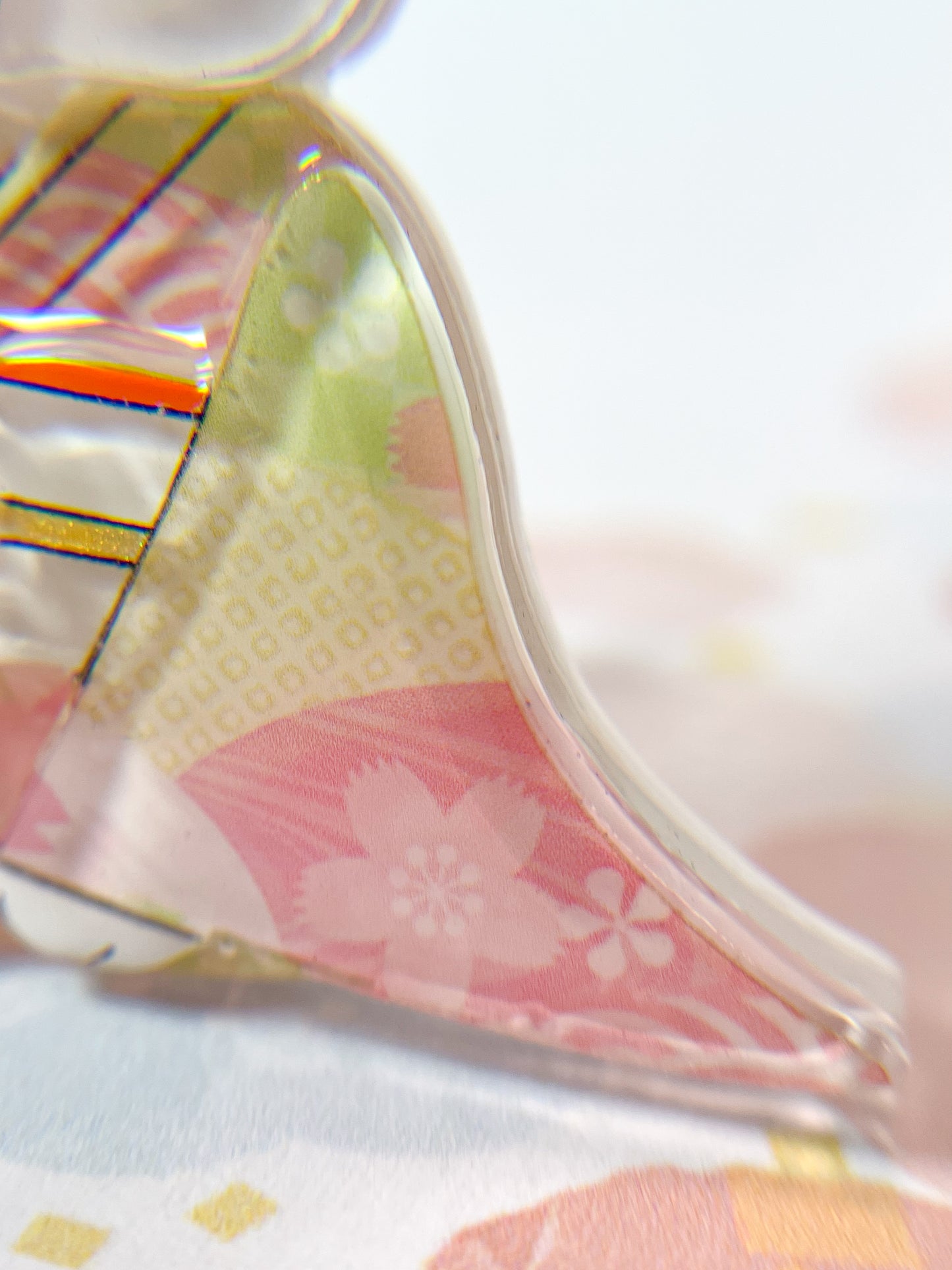 Kimono Rabbit Brooch (Pink)