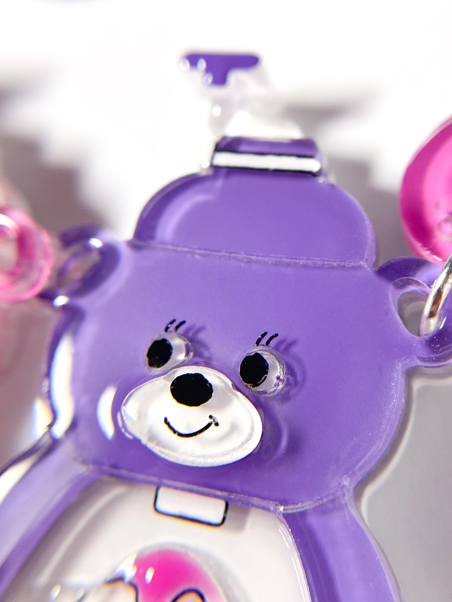 Bear Shaved Ice Machine Necklace (Blueberry)