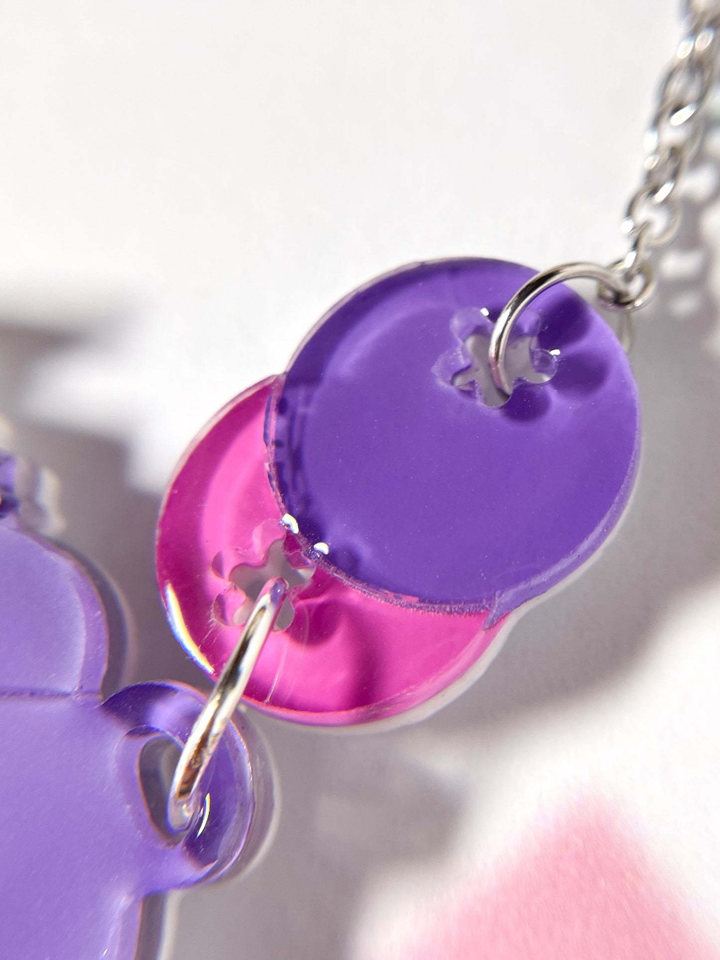 Bear Shaved Ice Machine Necklace (Blueberry)
