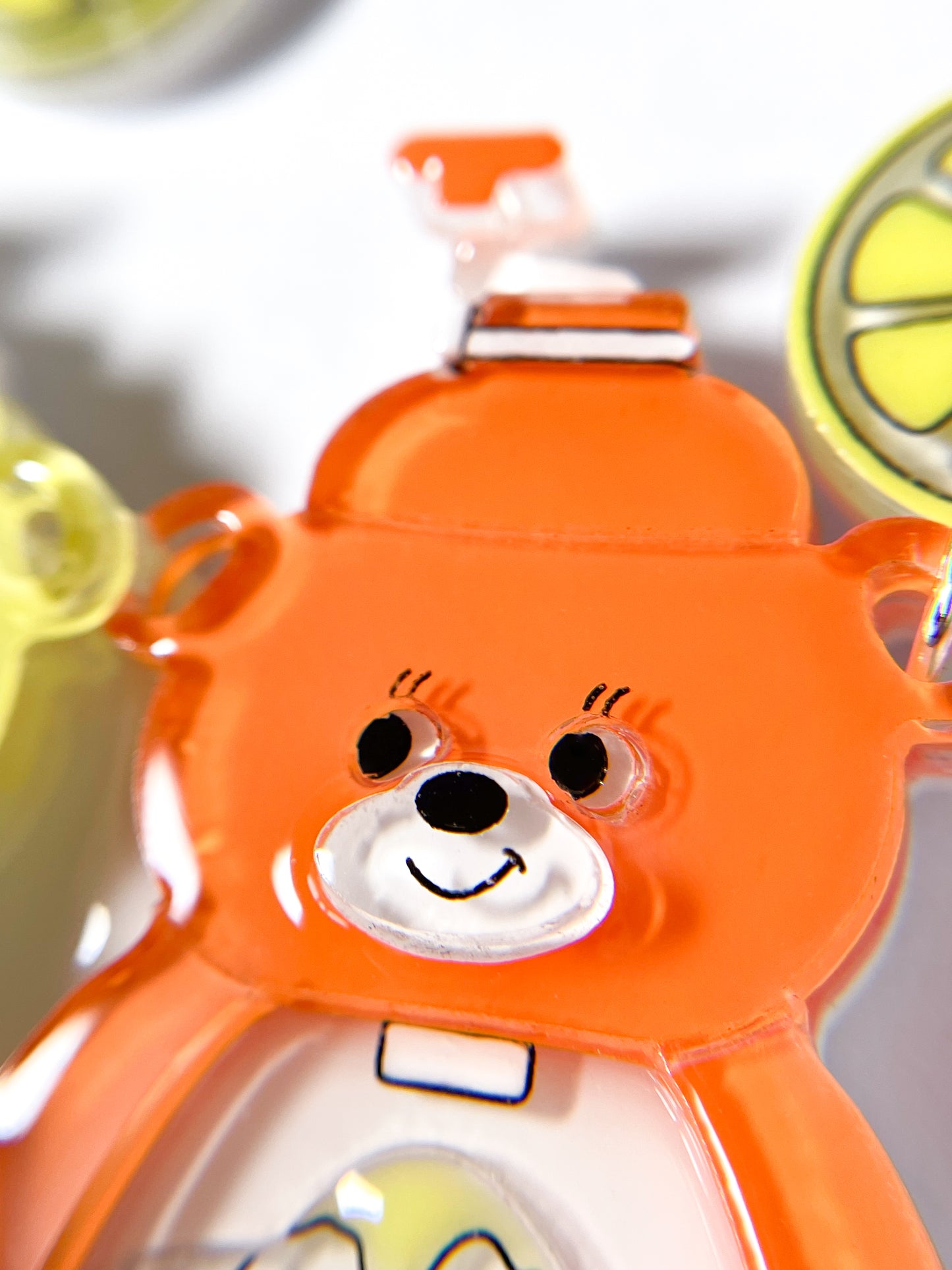 Bear Shaved Ice Machine Necklace (Lemon)