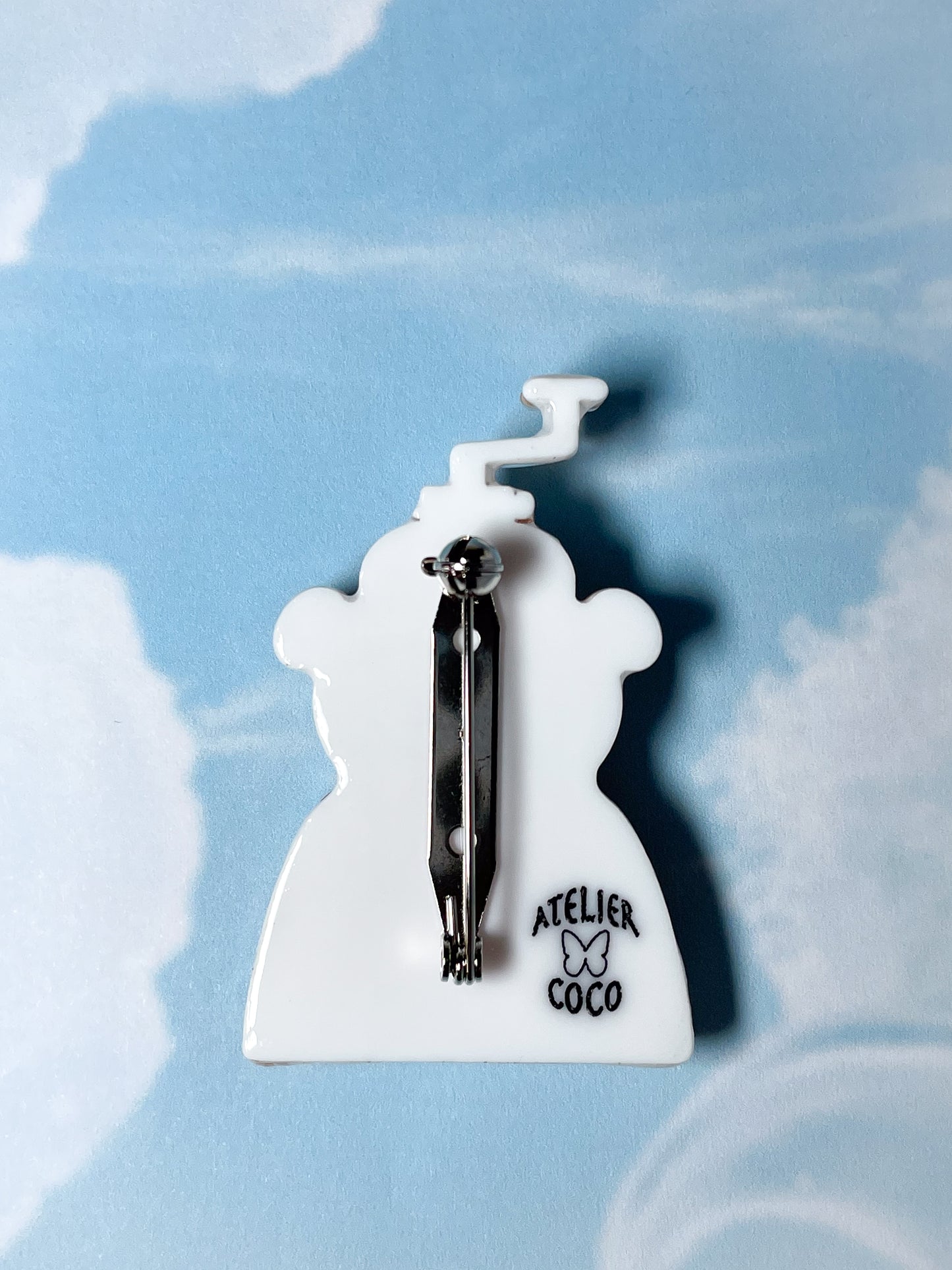 Bear Shaved Ice Machine Brooch (Mango)