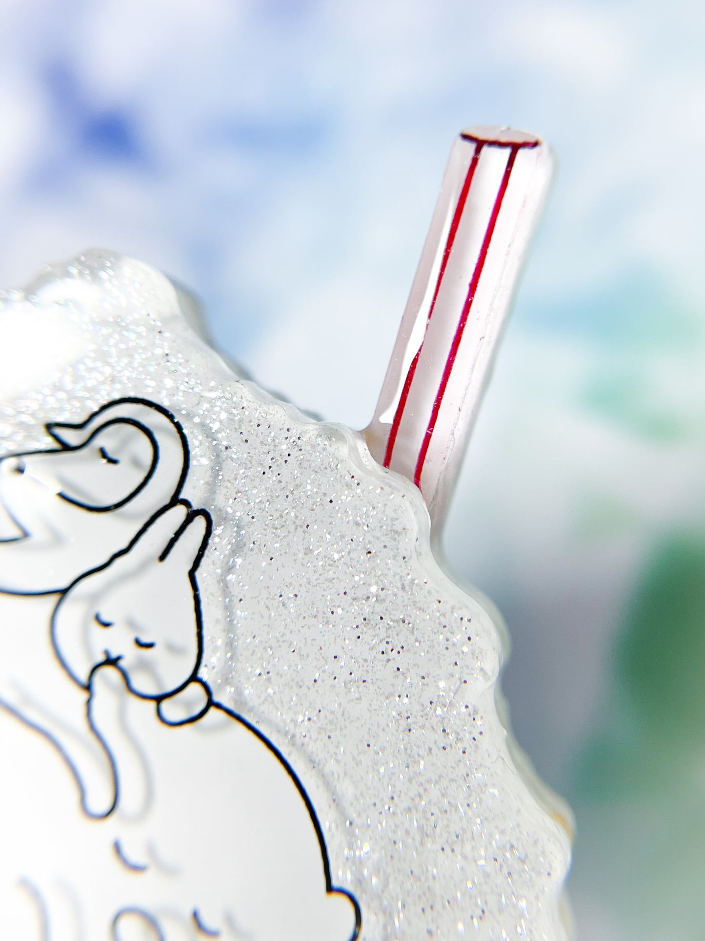 Shaved Ice Brooch (with Arctic Animals)