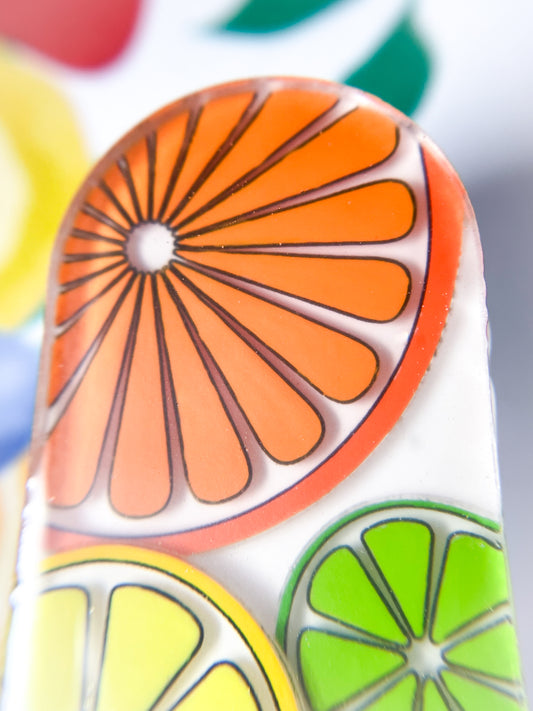 フルーツアイスキャンディーのブローチ (シトラス)