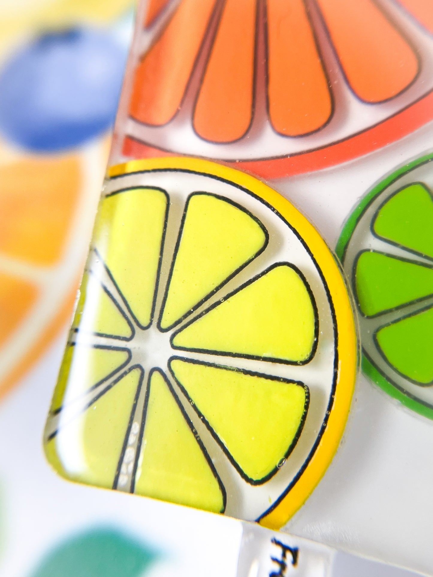 Fruit Popsicle Brooch (Citrus)