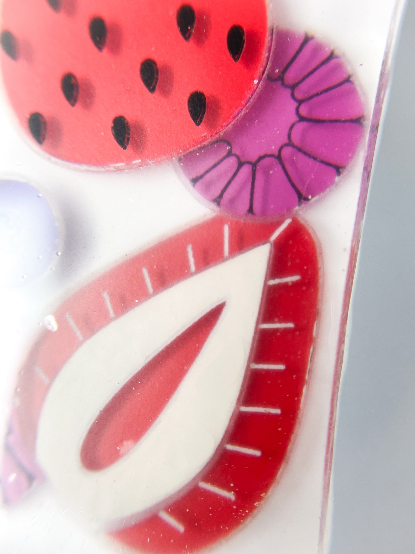 Fruit Popsicle Brooch (Berries)