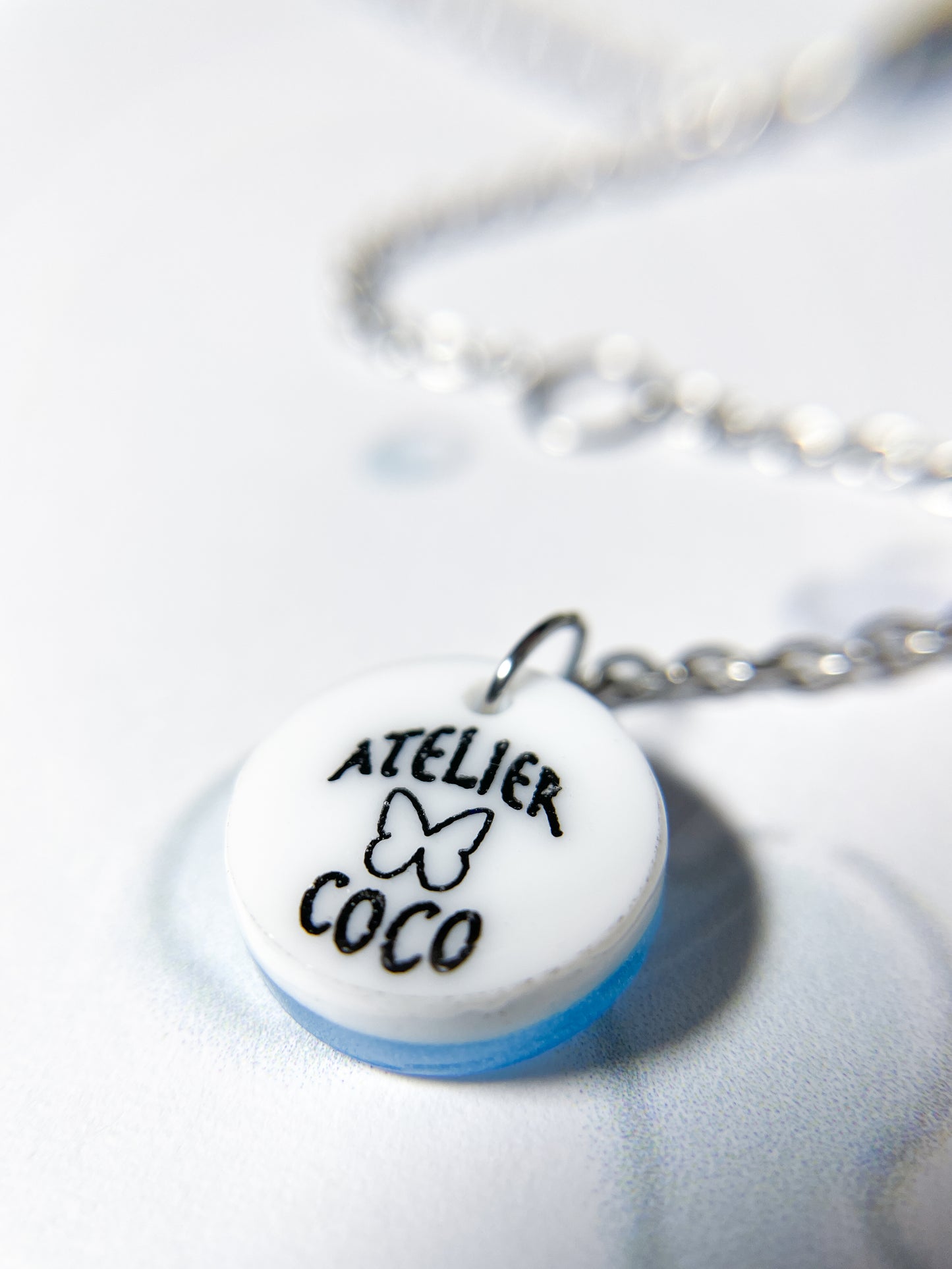 Mermaid Floating in the Sea Necklace