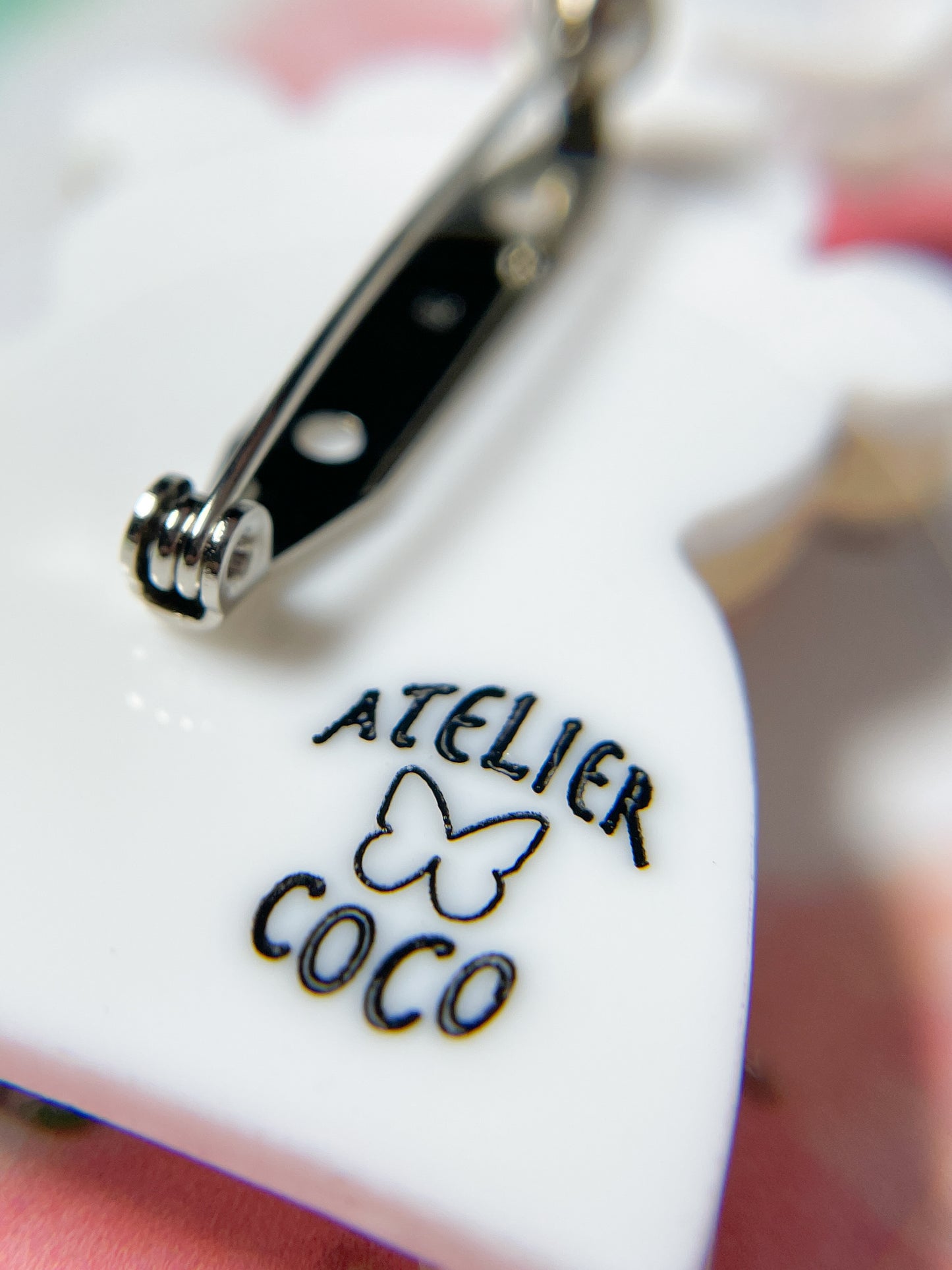 White Bear Shaved Ice Machine Brooch