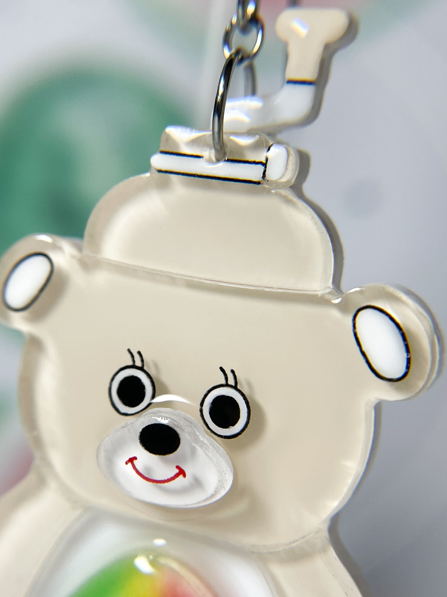 White Bear Shaved Ice Machine Drop Earrings