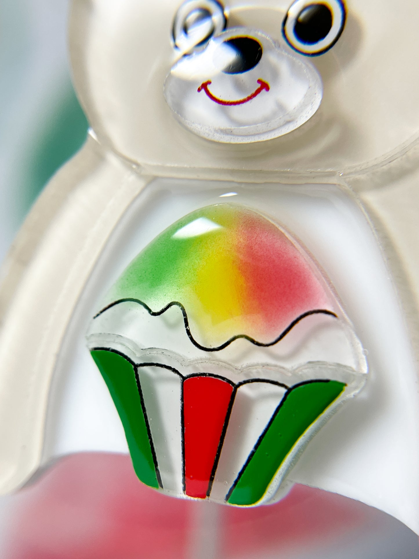 White Bear Shaved Ice Machine Drop Earrings