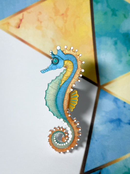 Seahorse Brooch