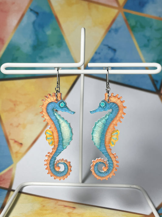Seahorse Drop Earrings
