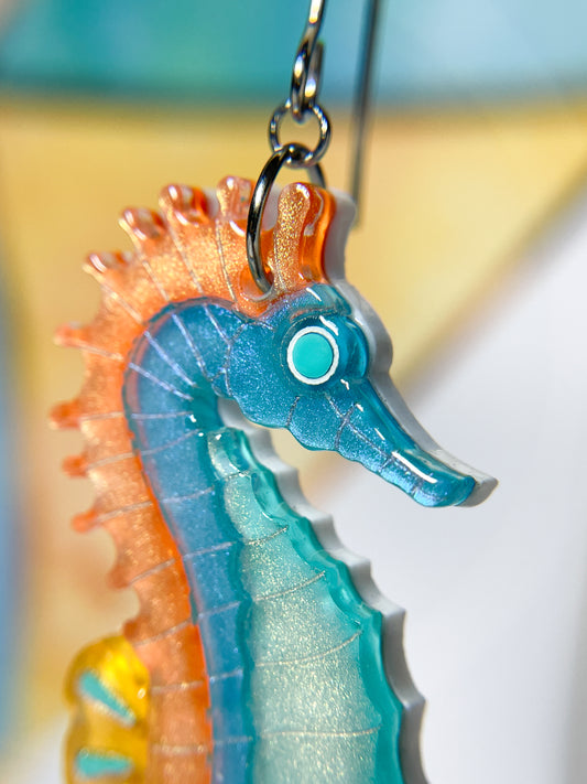 Seahorse Drop Earrings