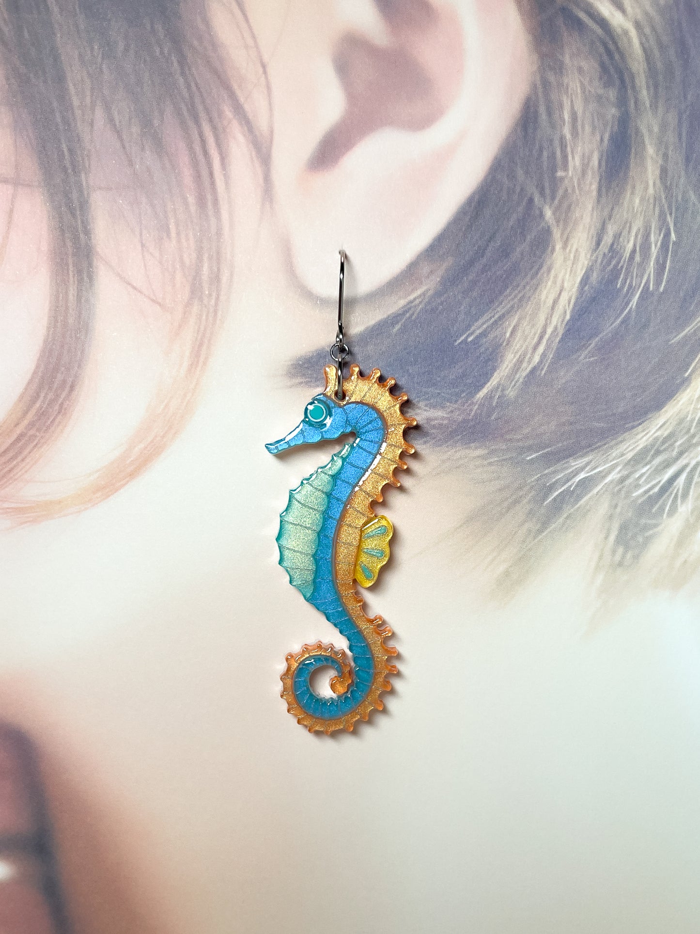 Seahorse Drop Earrings