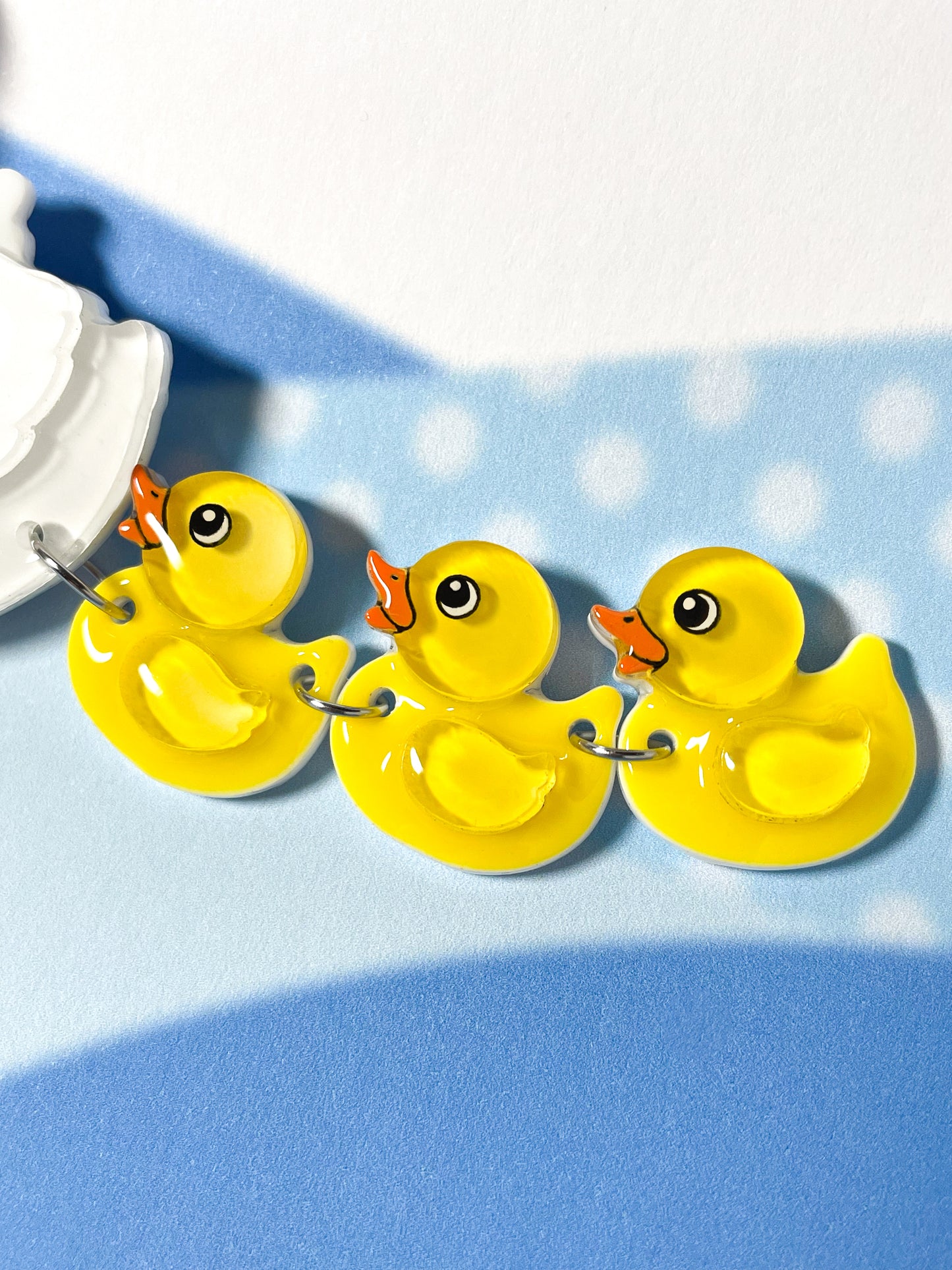 Duck Family Brooch