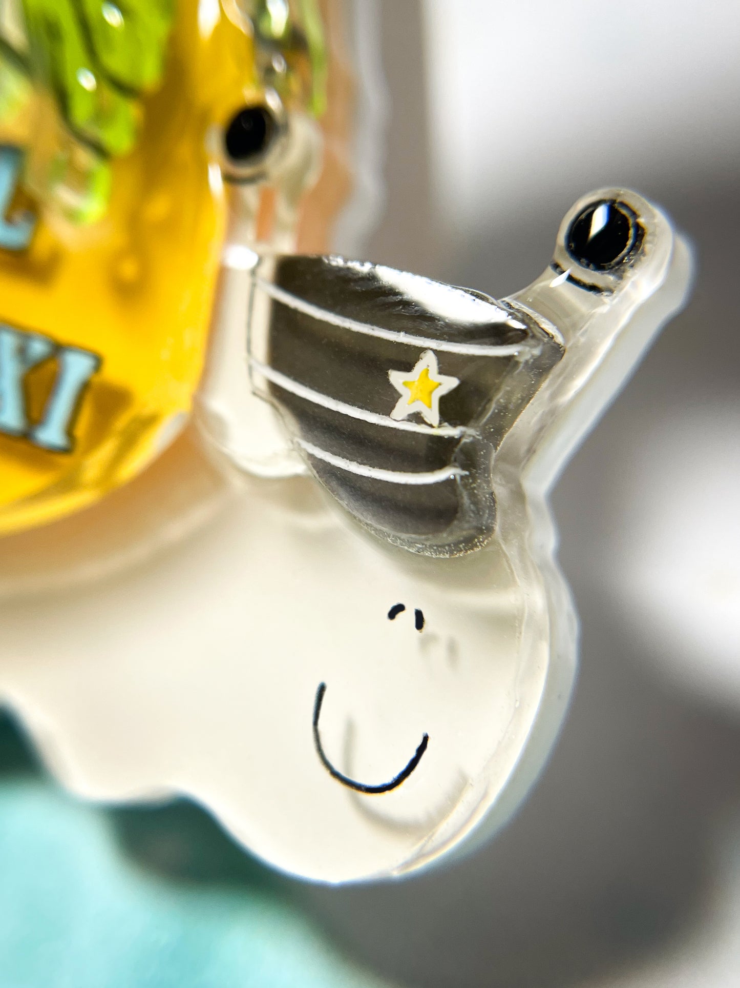 Frog Riding on Smily Snail Taxi Brooch